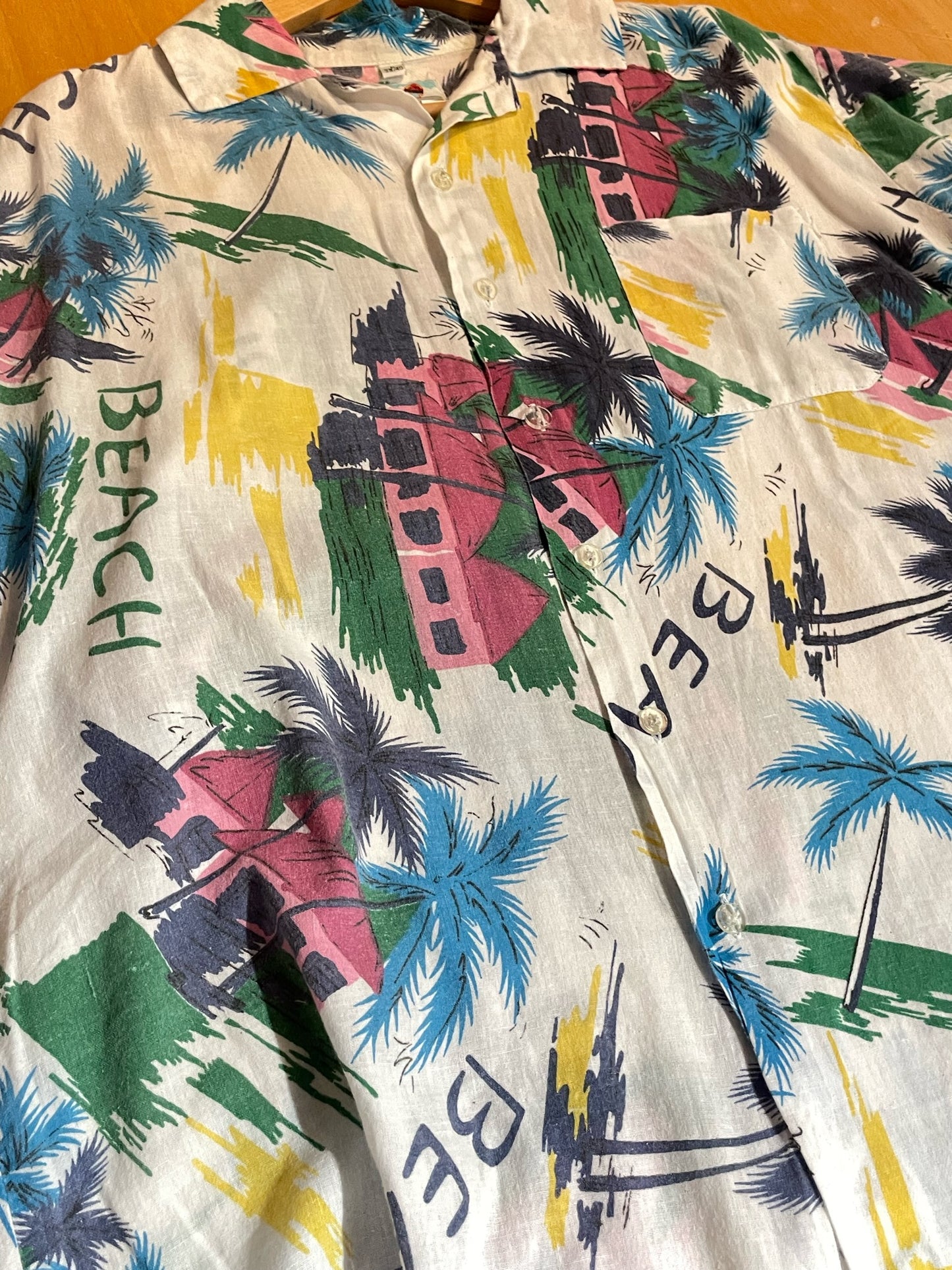 VINTAGE LOCAL SUNLIGHT HAWAIIAN SHORT SLEEVES SHIRT  SZ: M