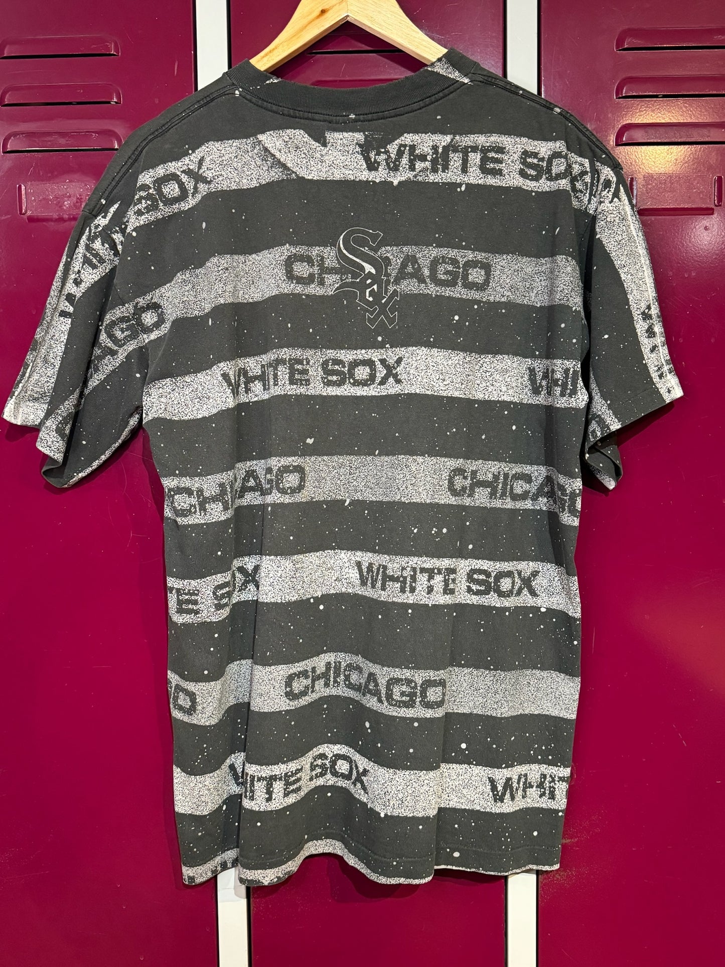 VINTAGE 90s CHICAGO WHITE SOX SALEM AOP  T-SHIRT   SZ: XL