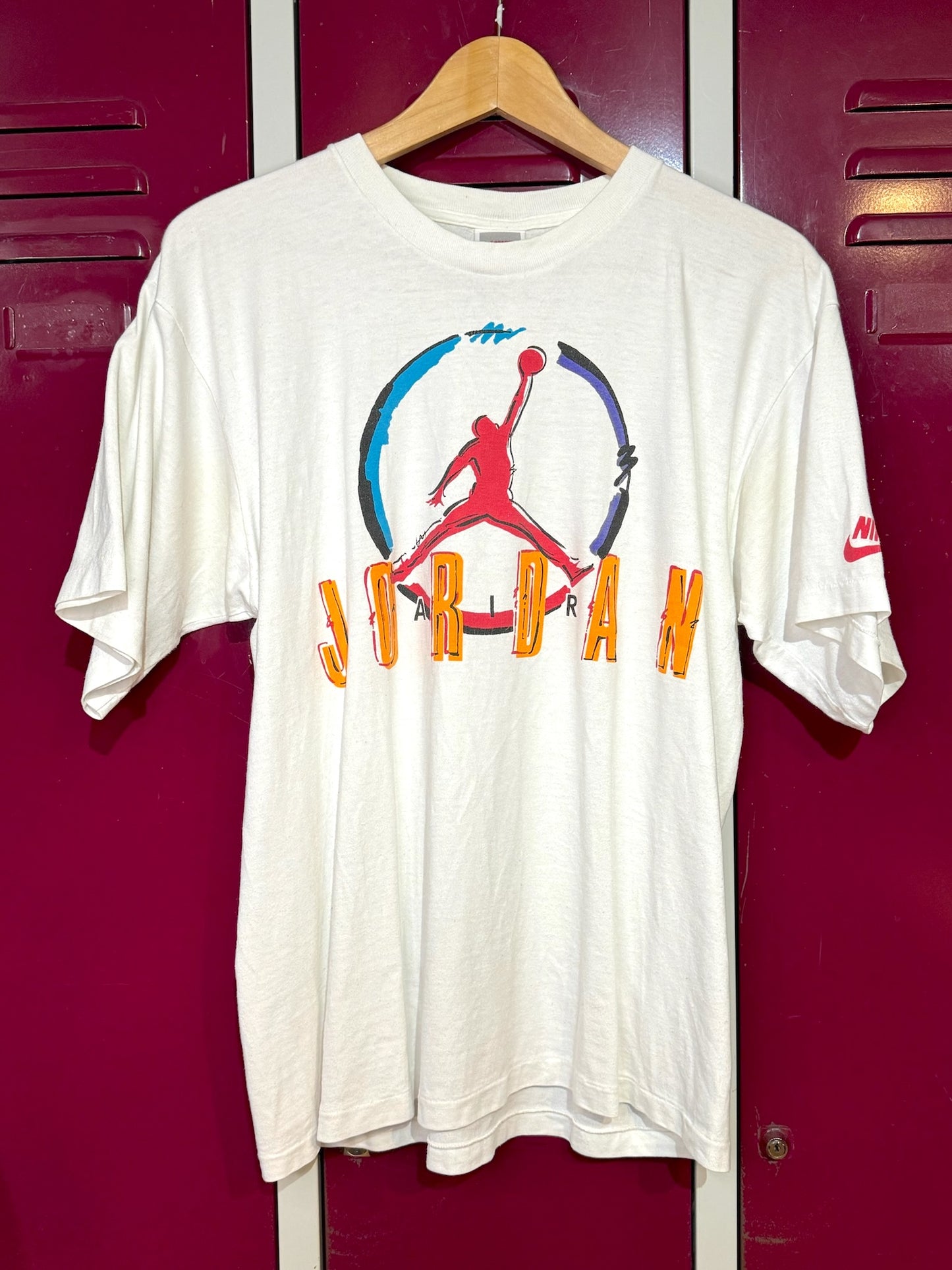 VINTAGE 90s NIKE AIR JORDAN "JORDAN 8" T-SHIRT  SZ: S