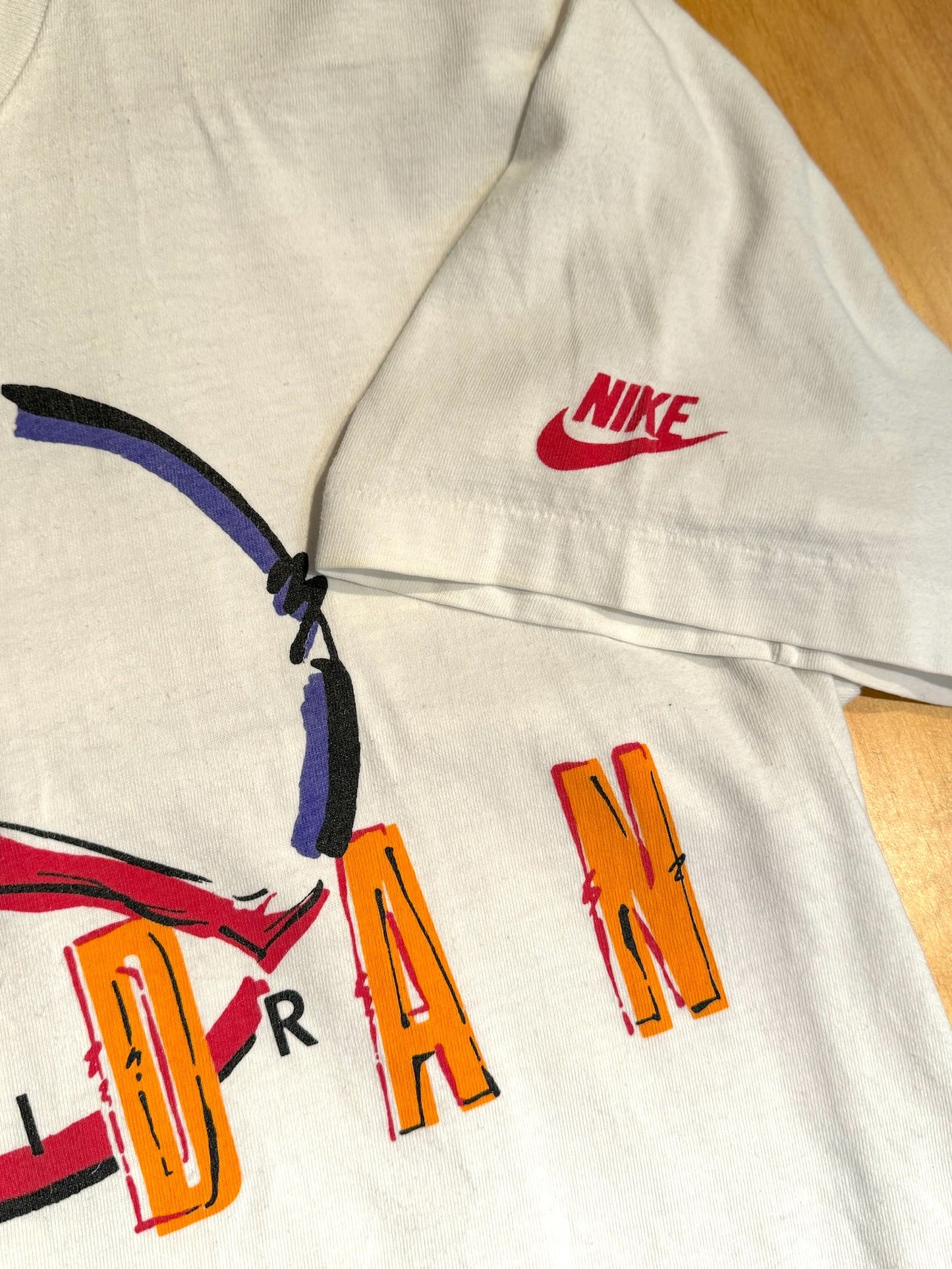 VINTAGE 90s NIKE AIR JORDAN "JORDAN 8" T-SHIRT  SZ: S