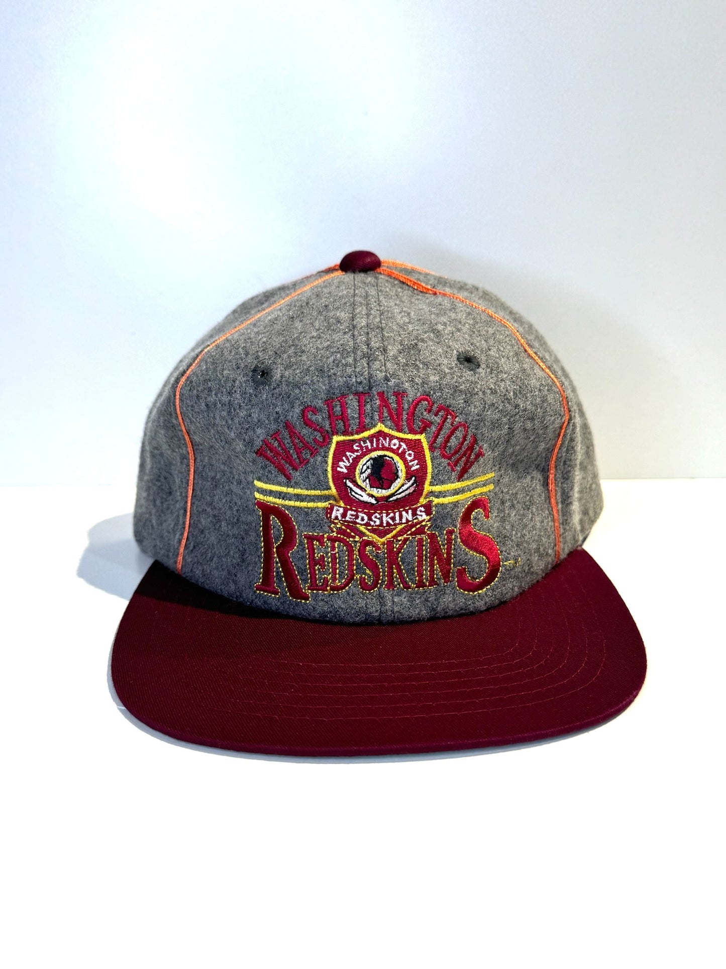 VINTAGE 90s WASHINGTON REDSKINS "WOOL" SNAPBACK CAP HAT