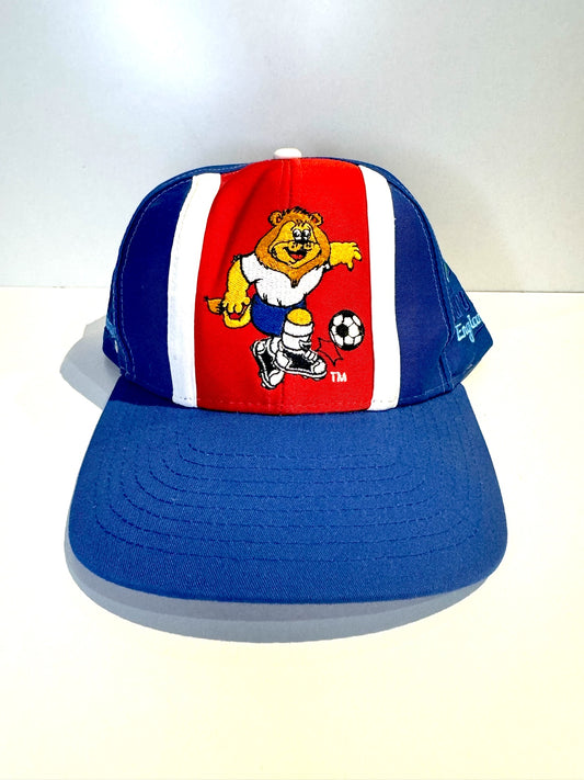 VINTAGE 1994 UEFA EURO 96 ENGLAND FOOTBALL SNAPBACK CAP HAT