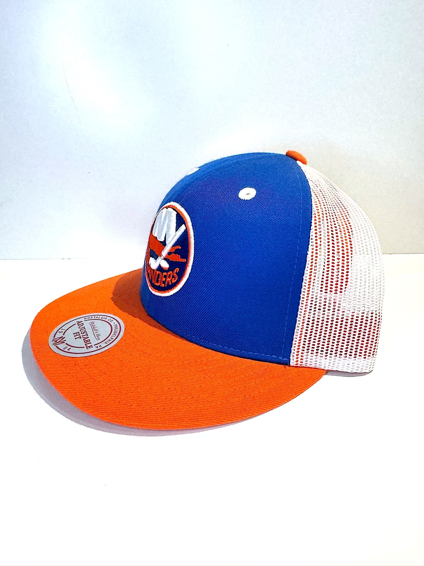 NEW YORK ISLANDERS MITCHELL & NESS TRUCKER SNAPBACK CAP HAT