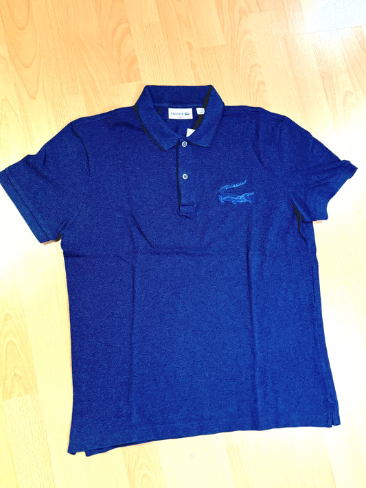 LACOSTE SLIM FIT "BIG LOGO" POLO SZ: 5 = US L