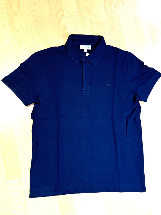 LACOSTE REGULAR FIT "NAVY LOGO" POLO SZ: 4 = M