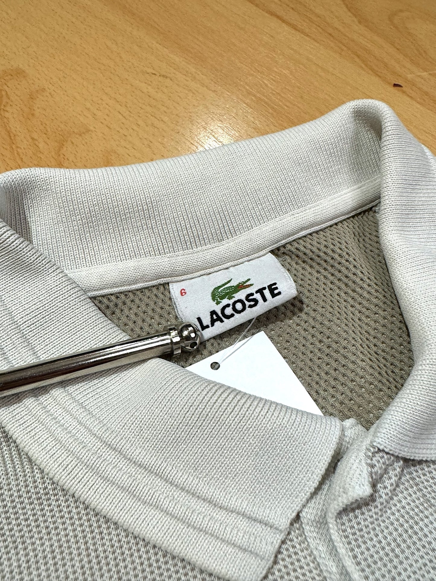 LACOSTE REGULAR FIT "MAILLE" POLO SZ: 6