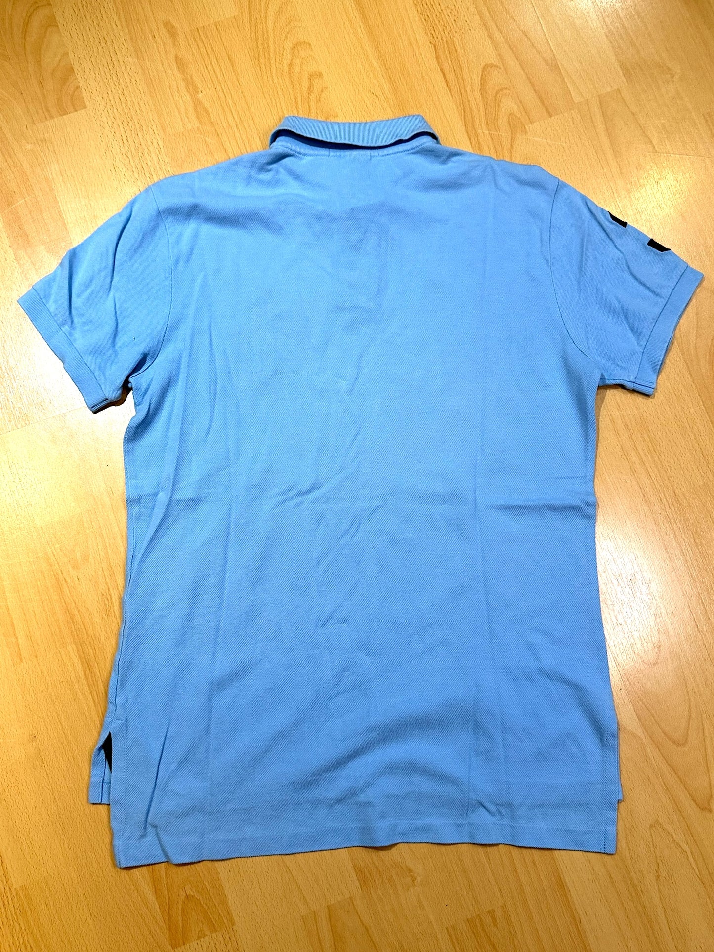 POLO RALPH LAUREN "SKY BLUE" BIG PONY POLO SZ: M