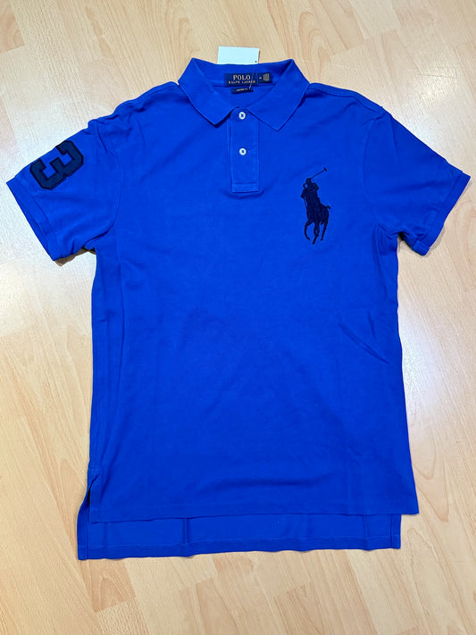 POLO RALPH LAUREN "BLUE" BIG PONY POLO SZ: M