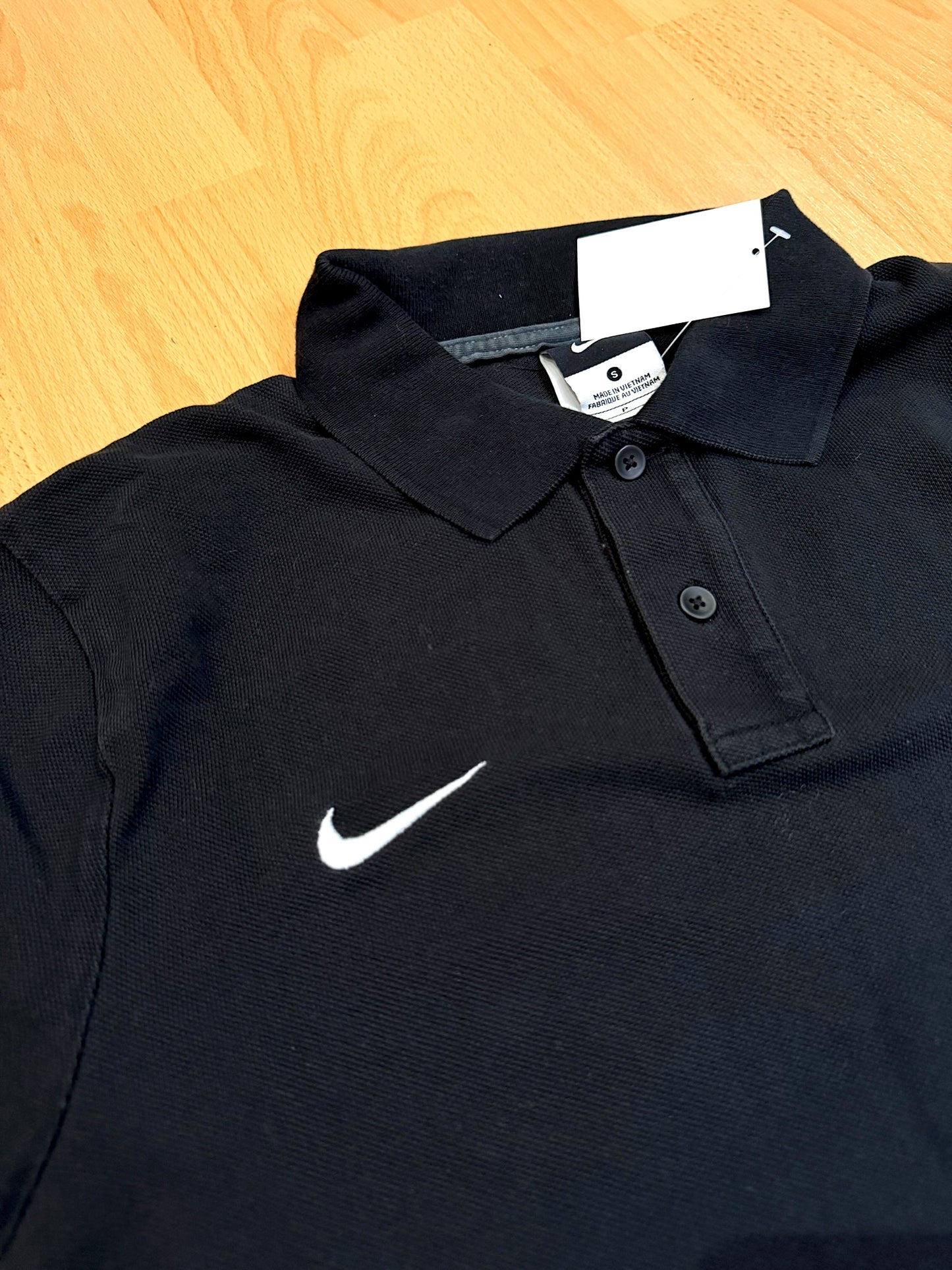 VINTAGE 00s NIKE "BLACK" POLO SZ: S