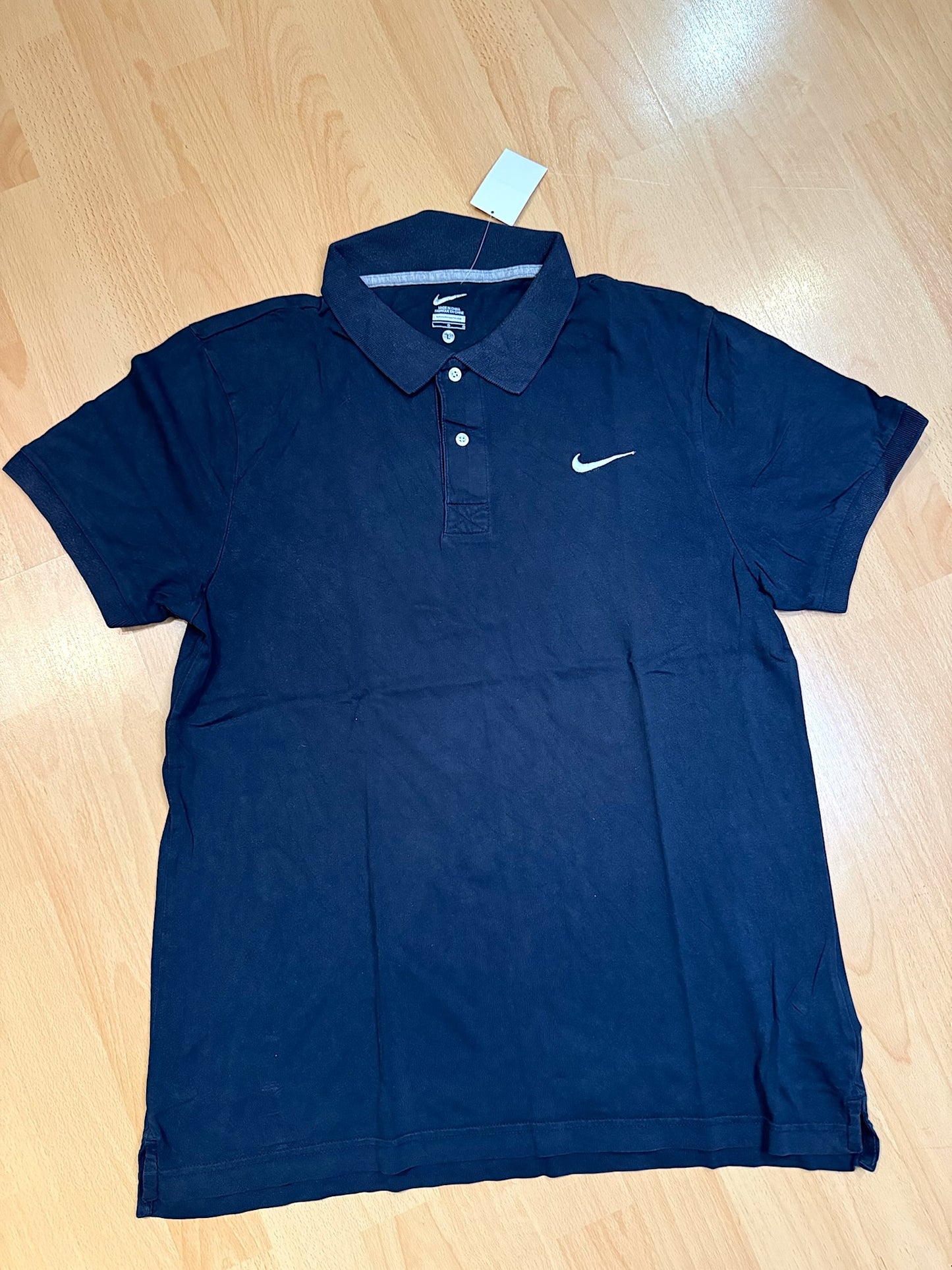 NIKE "Navy" POLO SZ: L