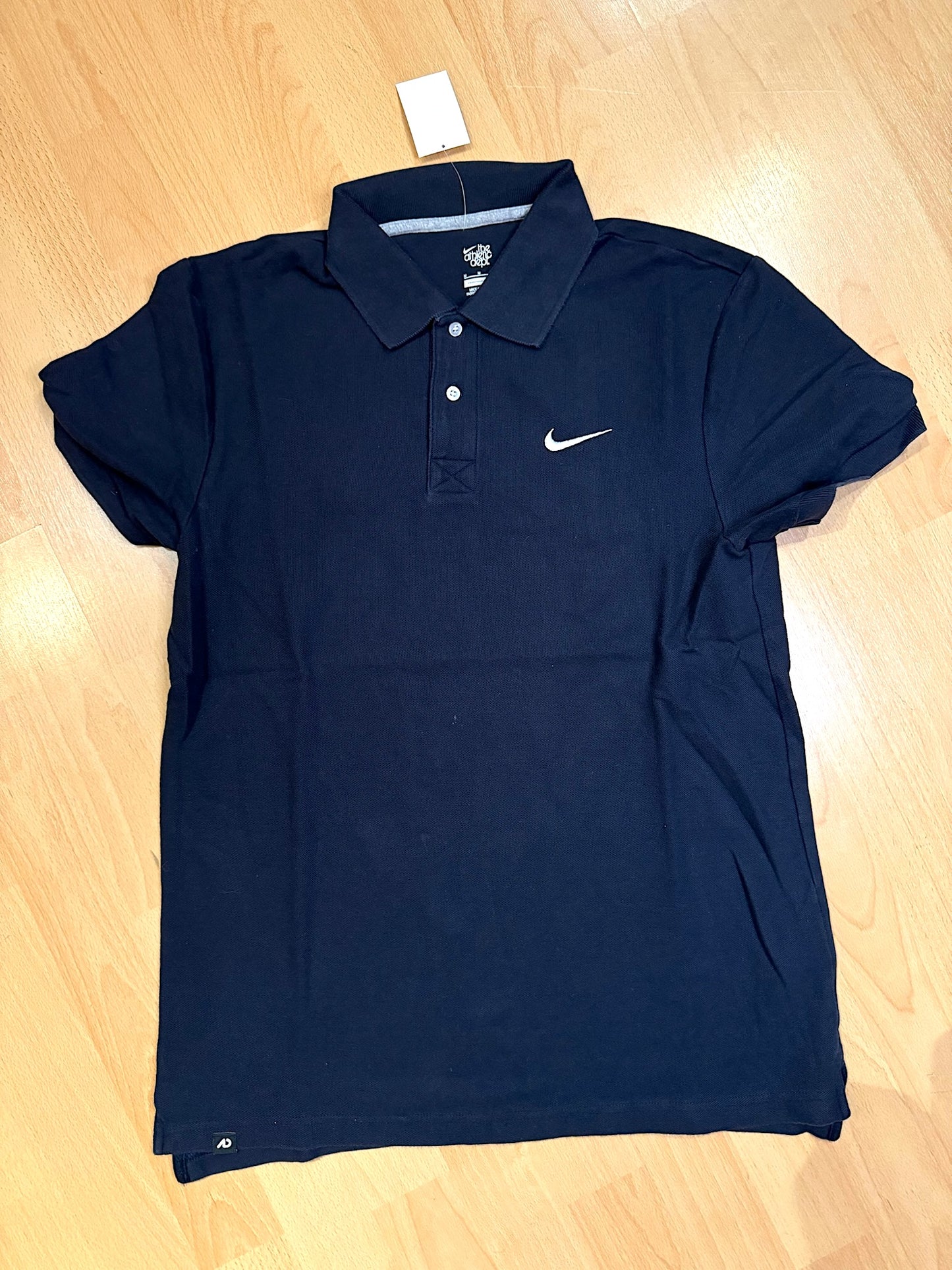 NIKE ATHLETIC DEPT. "NAVY" POLO SZ: M