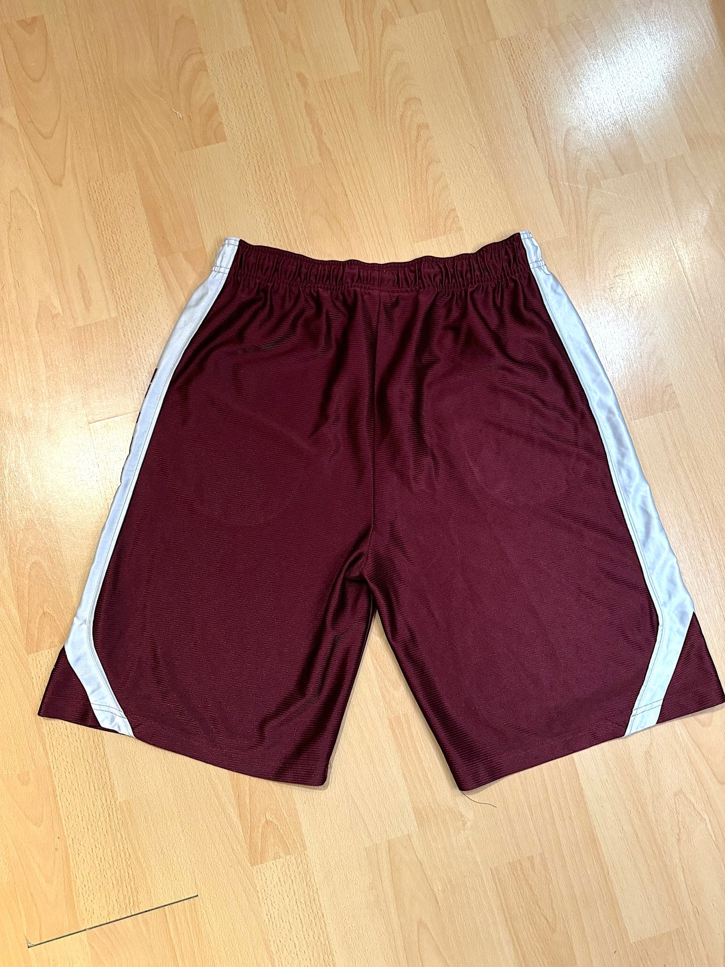 VINTAGE CHAMPION HARVARD CRIMSON NCAA BASKETBALL SHORTS  SZ: L