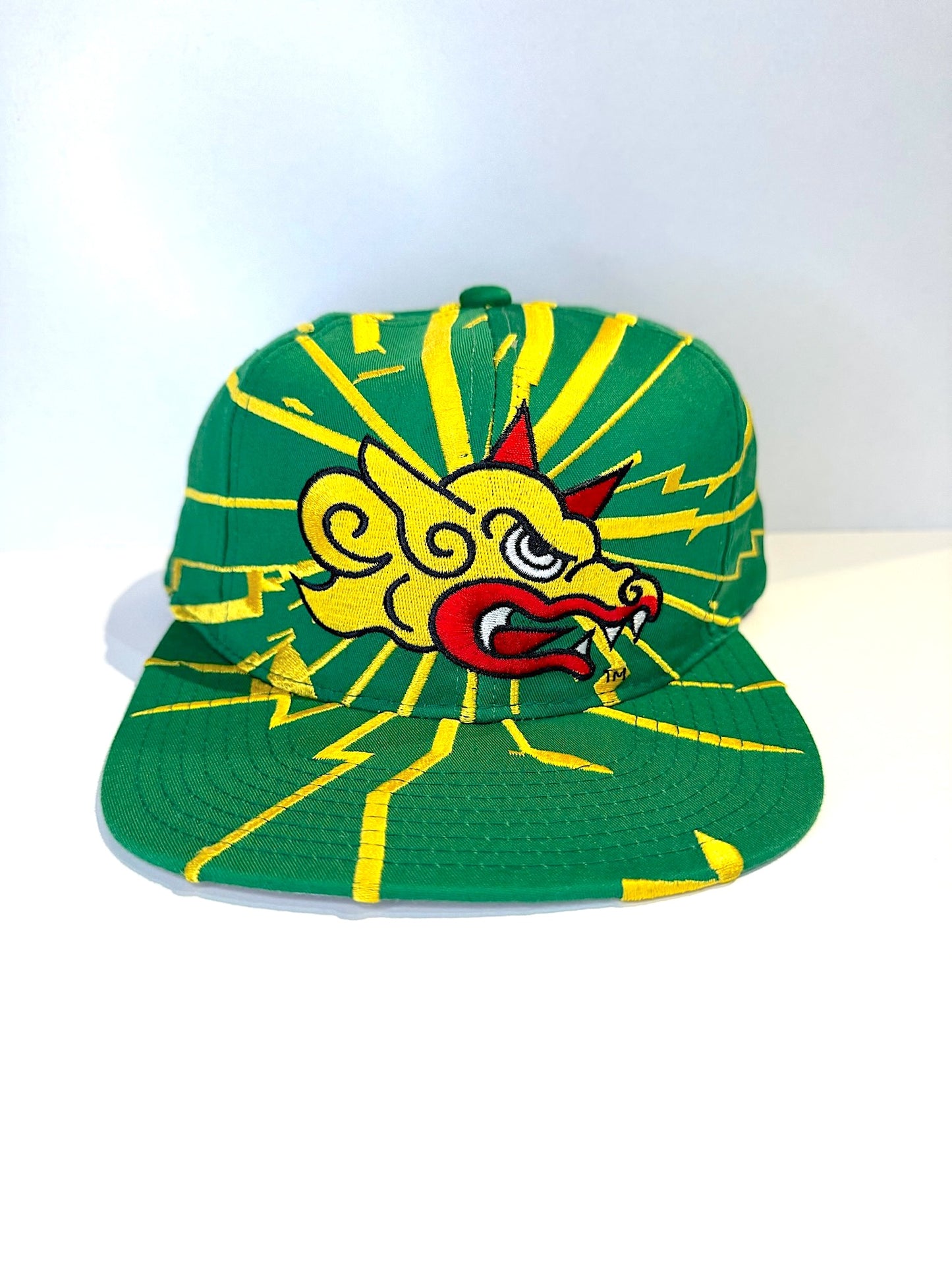 VINTAGE 90s STARTER BARCELONA DRAGONS ELF "SHOCKWAVE" SNAPBACK CAP HAT