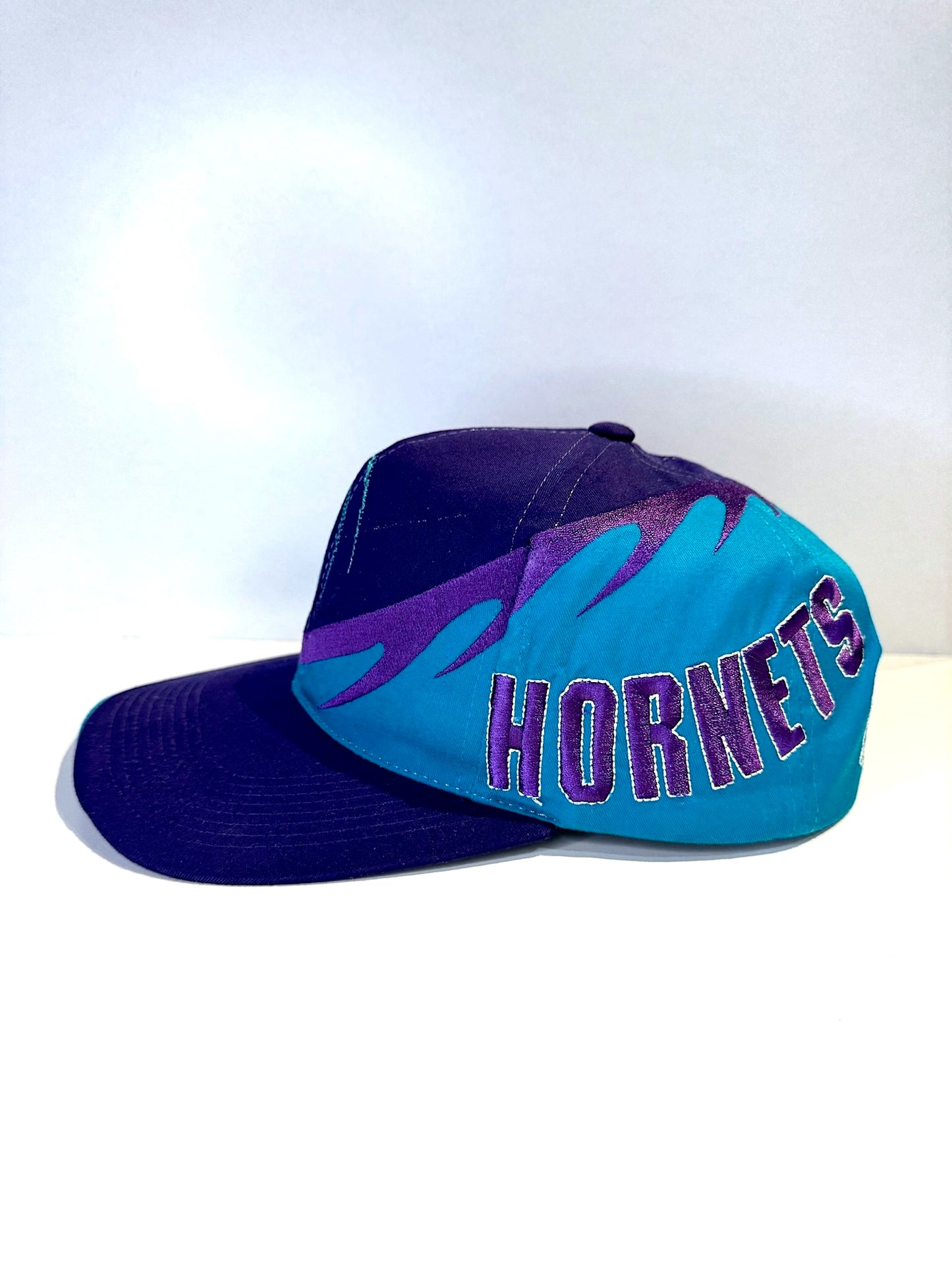 VINTAGE 90s CHARLOTTE HORNETS SPORTS SPECIALTIES "GALAXY" SNAPBACK HAT