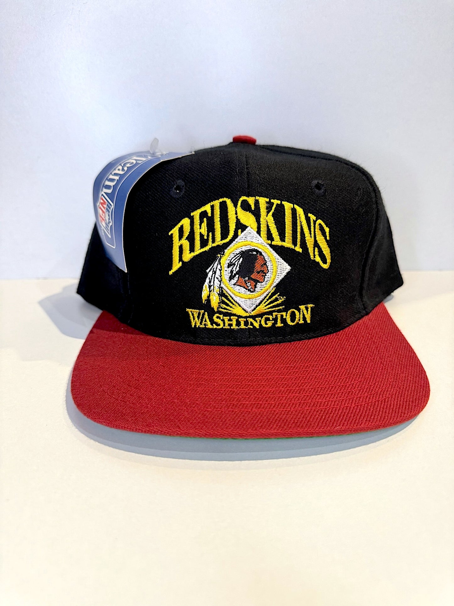 "DS" VINTAGE 90s WASHINGTON REDSKINS AJD "WOOL" SNAPBACK CAP HAT