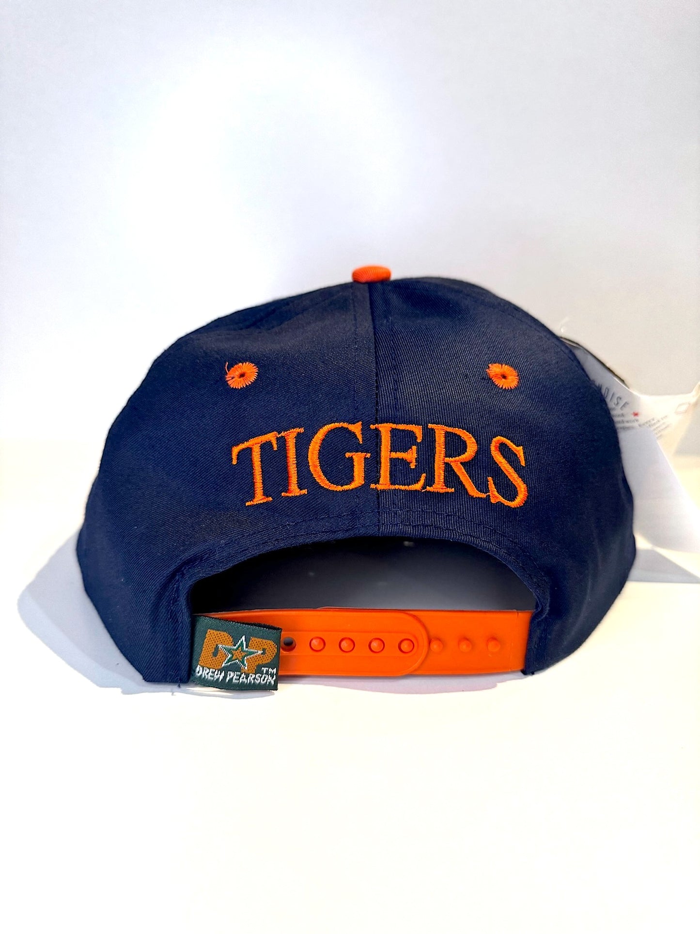 "DS" VINTAGE 90s DETROIT TIGERS DREW PEARSON SNAPBACK CAP HAT