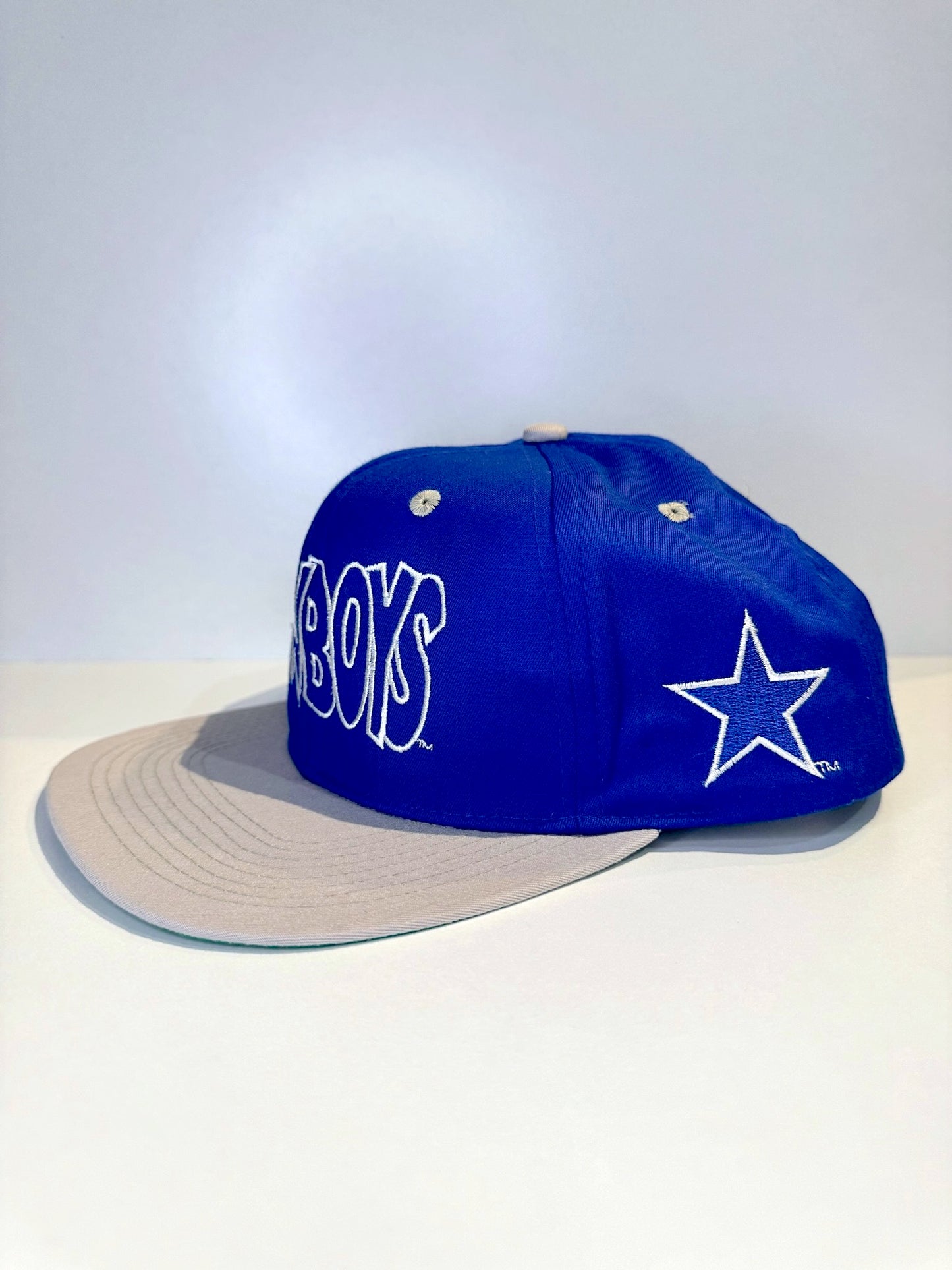 "DS" VINTAGE 90s DALLAS COWBOYS DREW PEARSON "TUNES SCRIPT" SNAPBACK CAP HAT