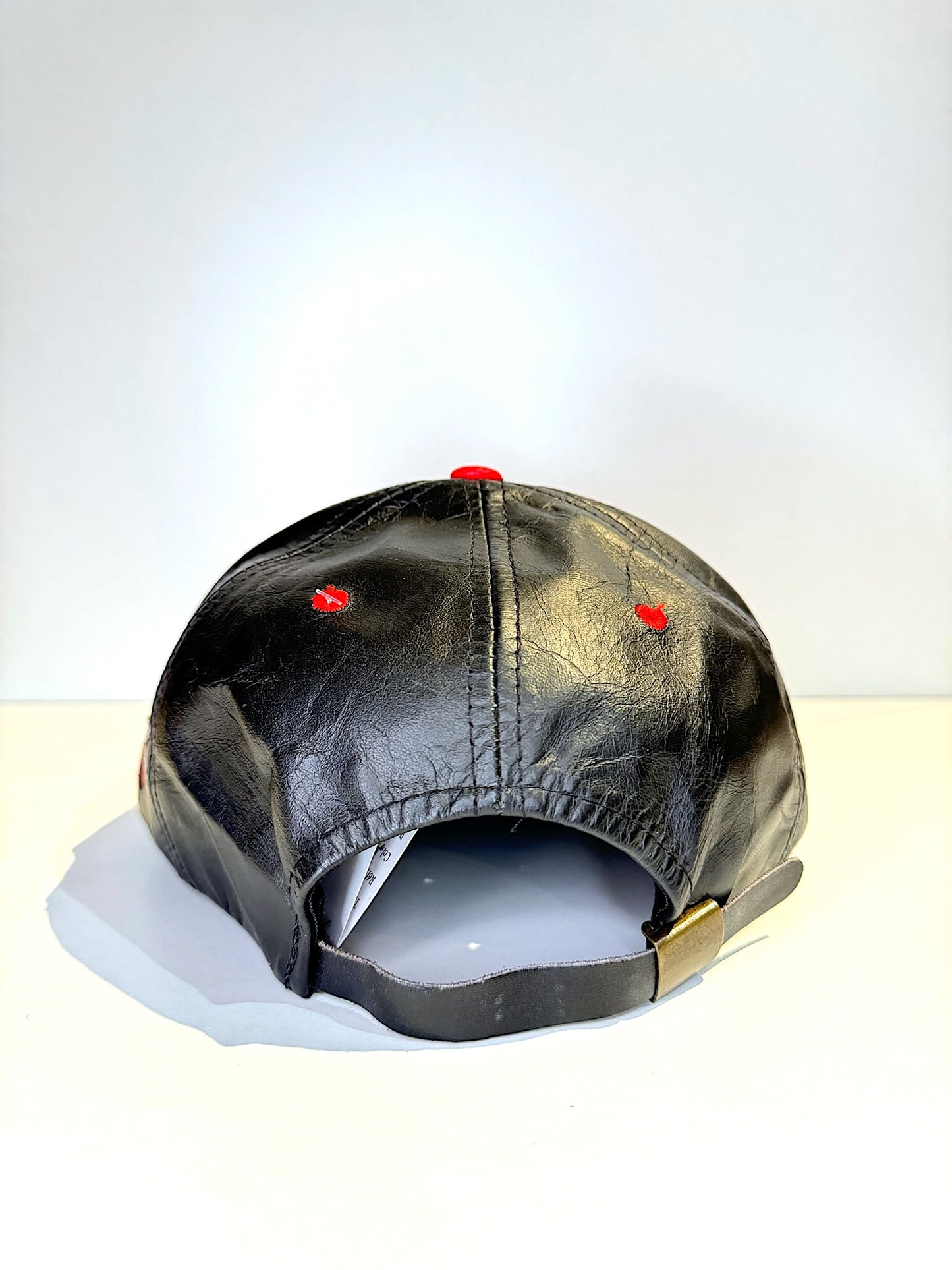 VINTAGE 90s ATLANTA FALCONS PRO ELITE LEATHER STRAPBACK CAP HAT