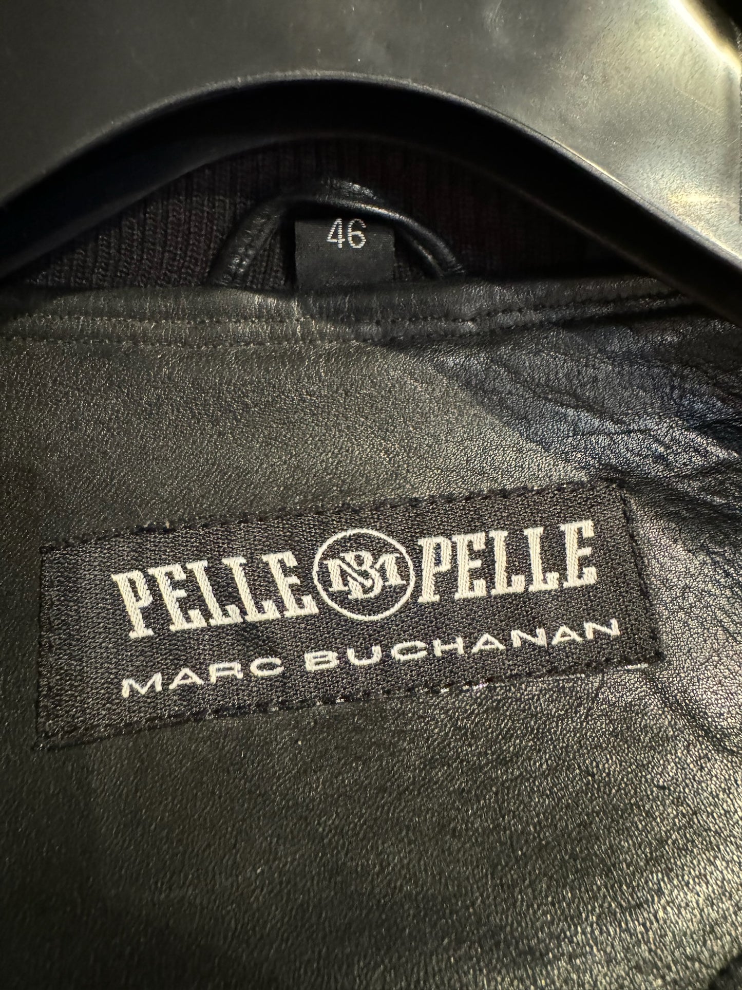 VINTAGE PELLE PELLE "MARC BUCHANAN" LEATHER JACKET SZ: 46 = XL