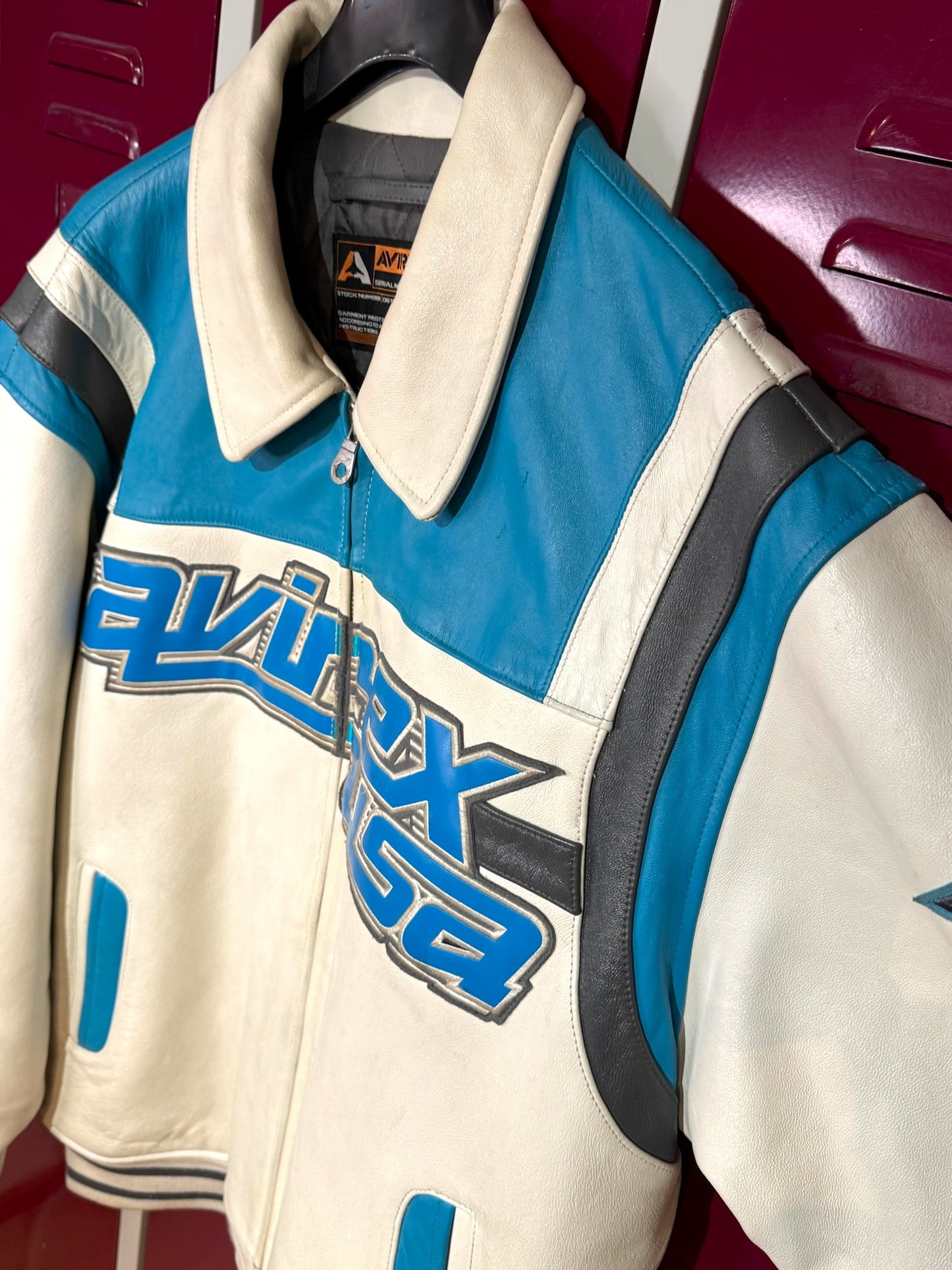 Y2K AVIREX "MAD BULLS PRO HOCKEY" JACKET SZ: XXL