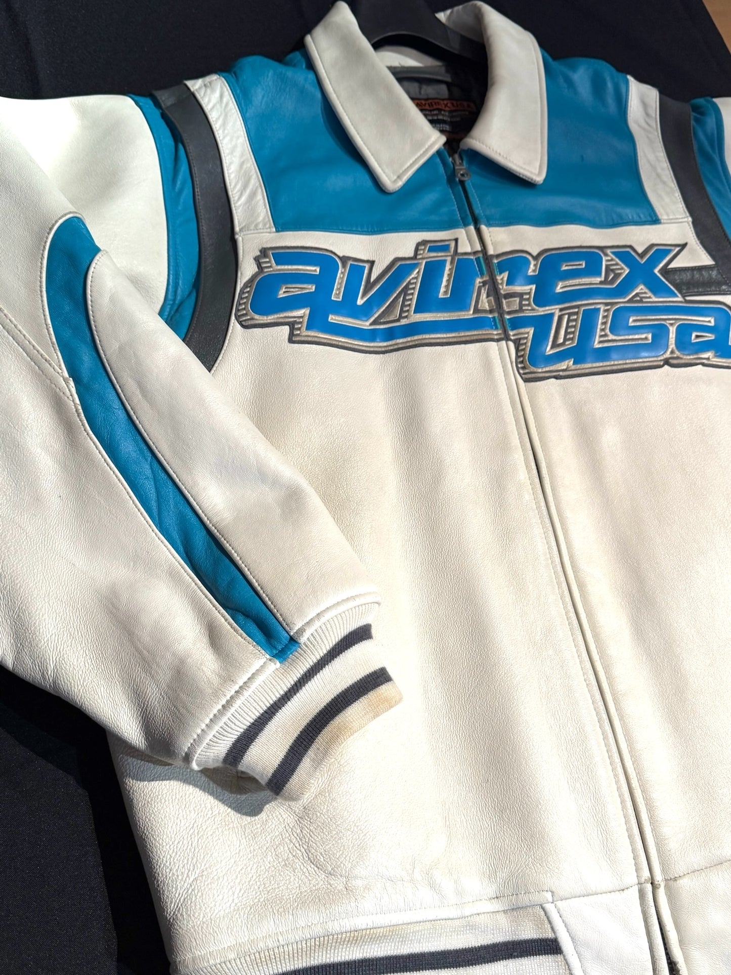 Y2K AVIREX "MAD BULLS PRO HOCKEY" JACKET SZ: XXL