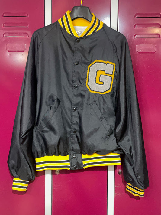 VINTAGE GALESBURG UNIVERSITY TEDDY JACKET SZ: M