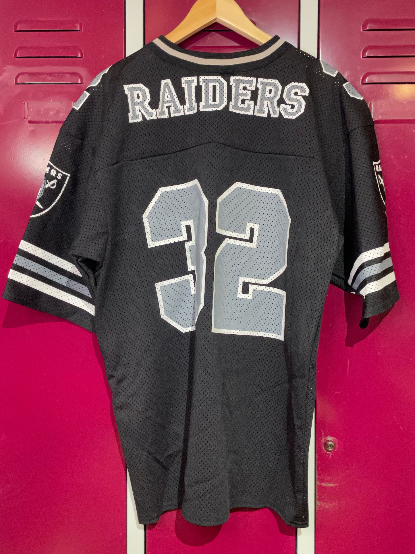 "DS" VINTAGE 90s PRO ONE LOS ANGELES RAIDERS "32" NFL JERSEY  SZ: One size
