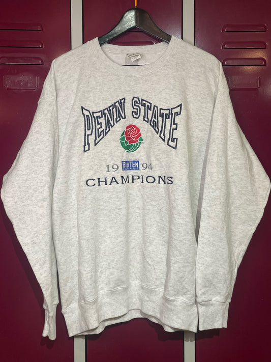 VINTAGE 1994 PENN STATE CHAMPIONS MADE IN USA CREWNECK SWEATSHIRT  SZ: L