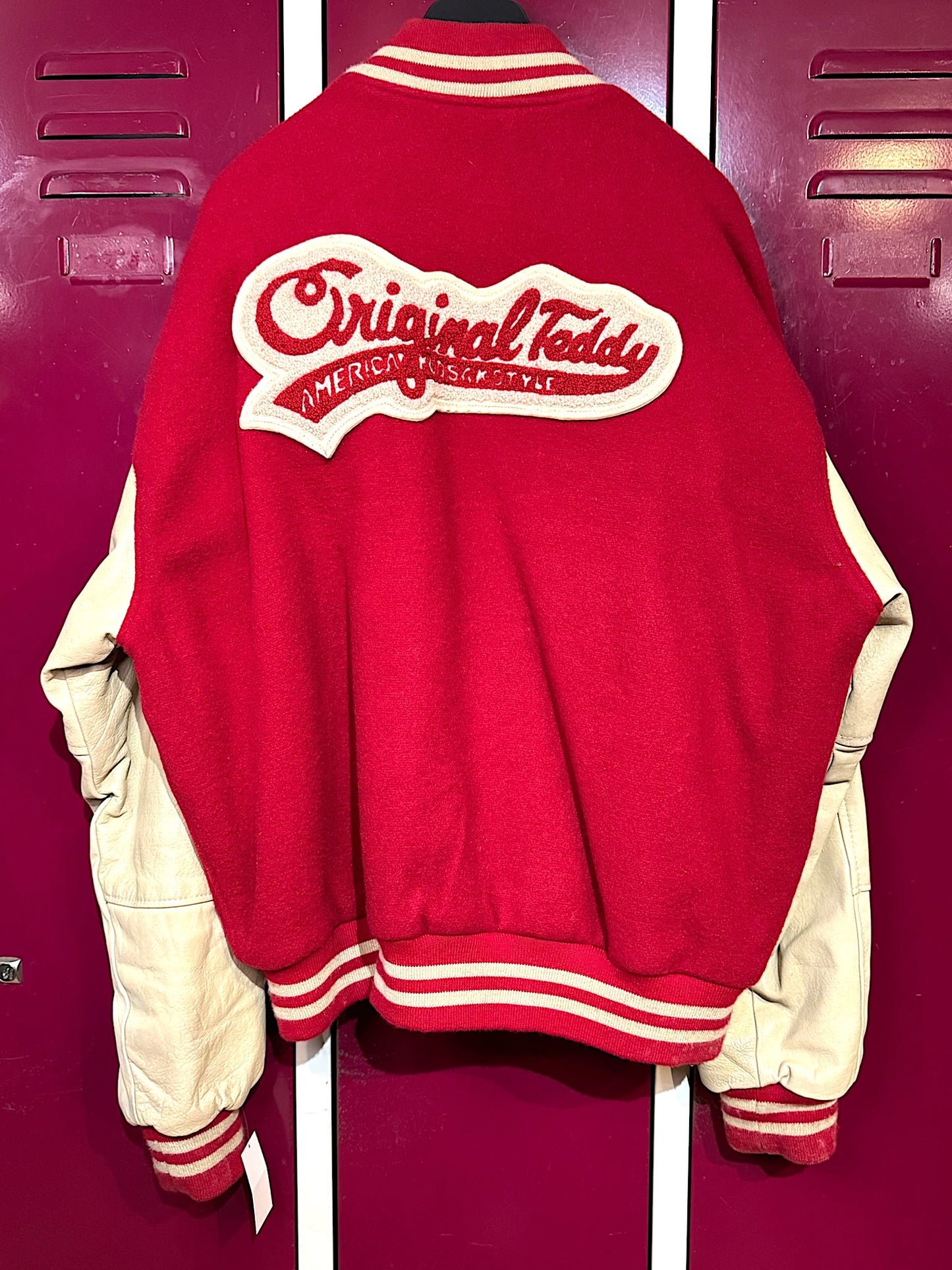 VINTAGE 90s KUDSAK VARSITY BASEBALL JACKET SZ: L