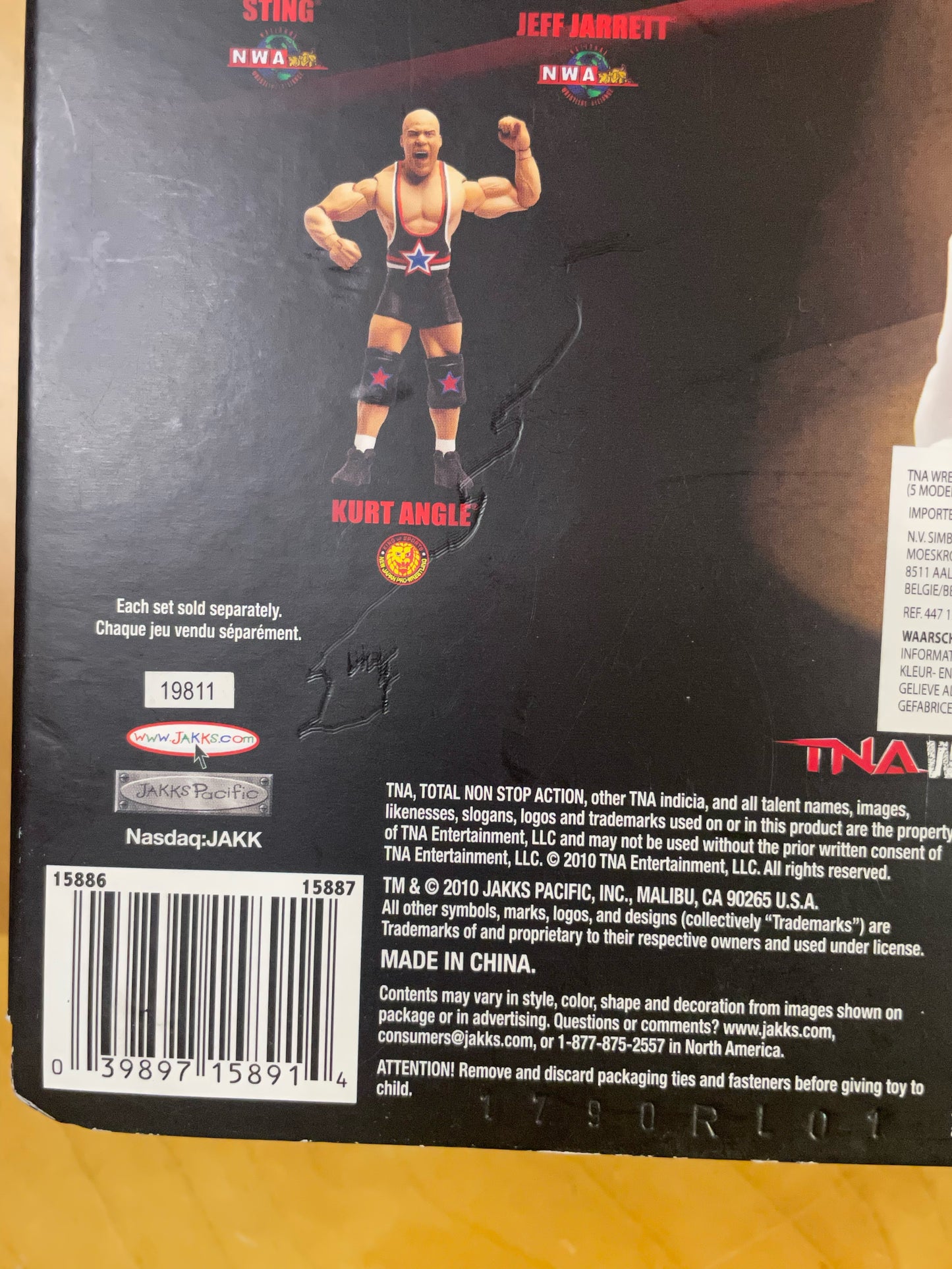 TNA LEGENDS OF THE RING HULK HOGAN WRESTLING FIGURE WWF WWE NJPW