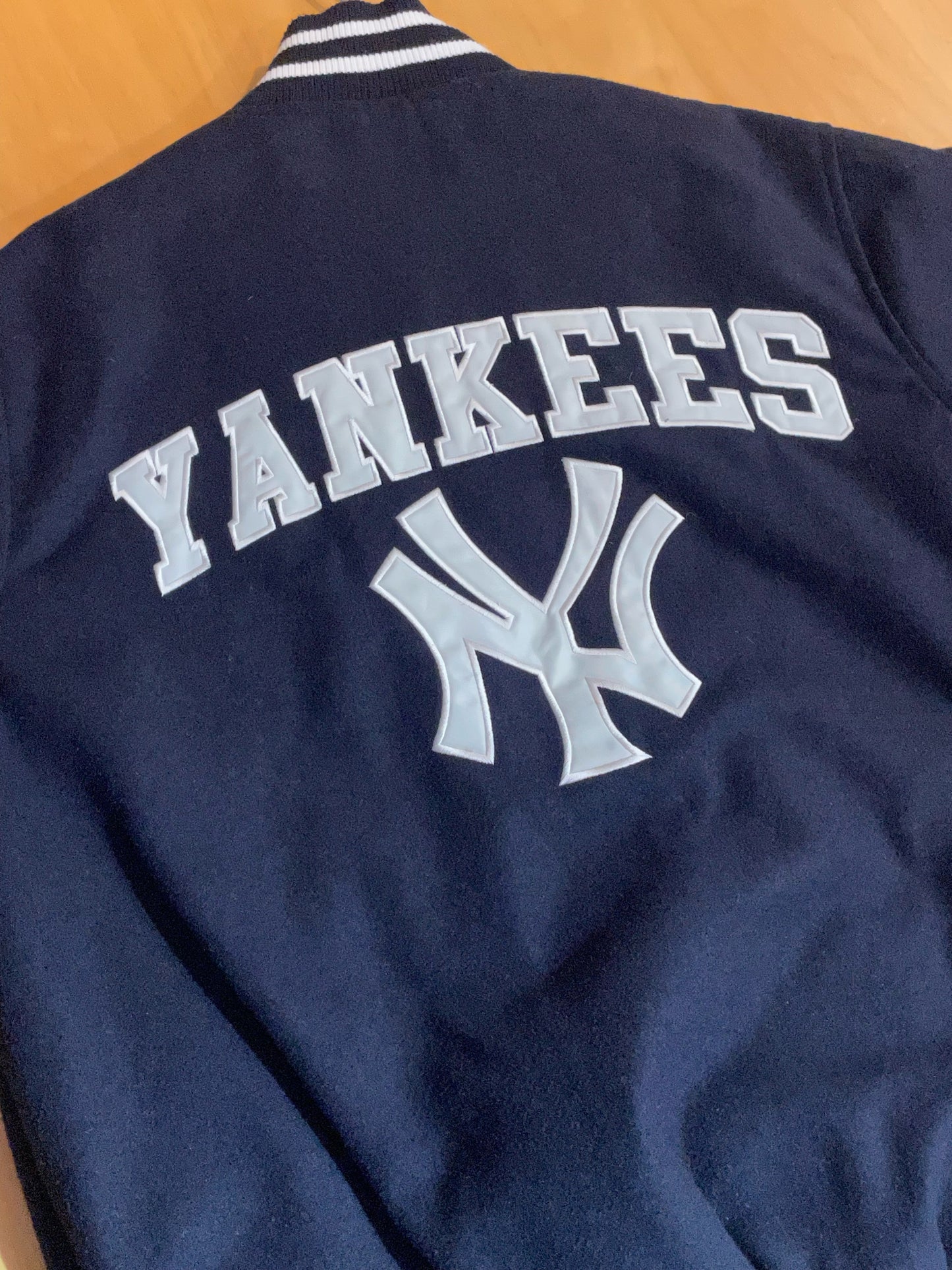 NEW YORK YANKEES GIII SPORTS MLB VARSITY JACKET  SZ: M