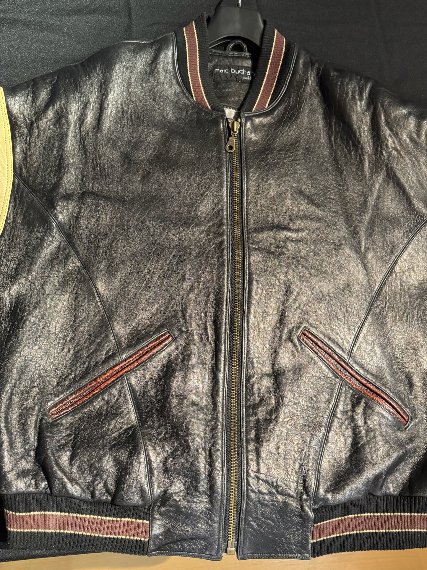 VINTAGE 80s PELLE PELLE "MARC BUCHANAN" LEATHER JACKET SZ: XL