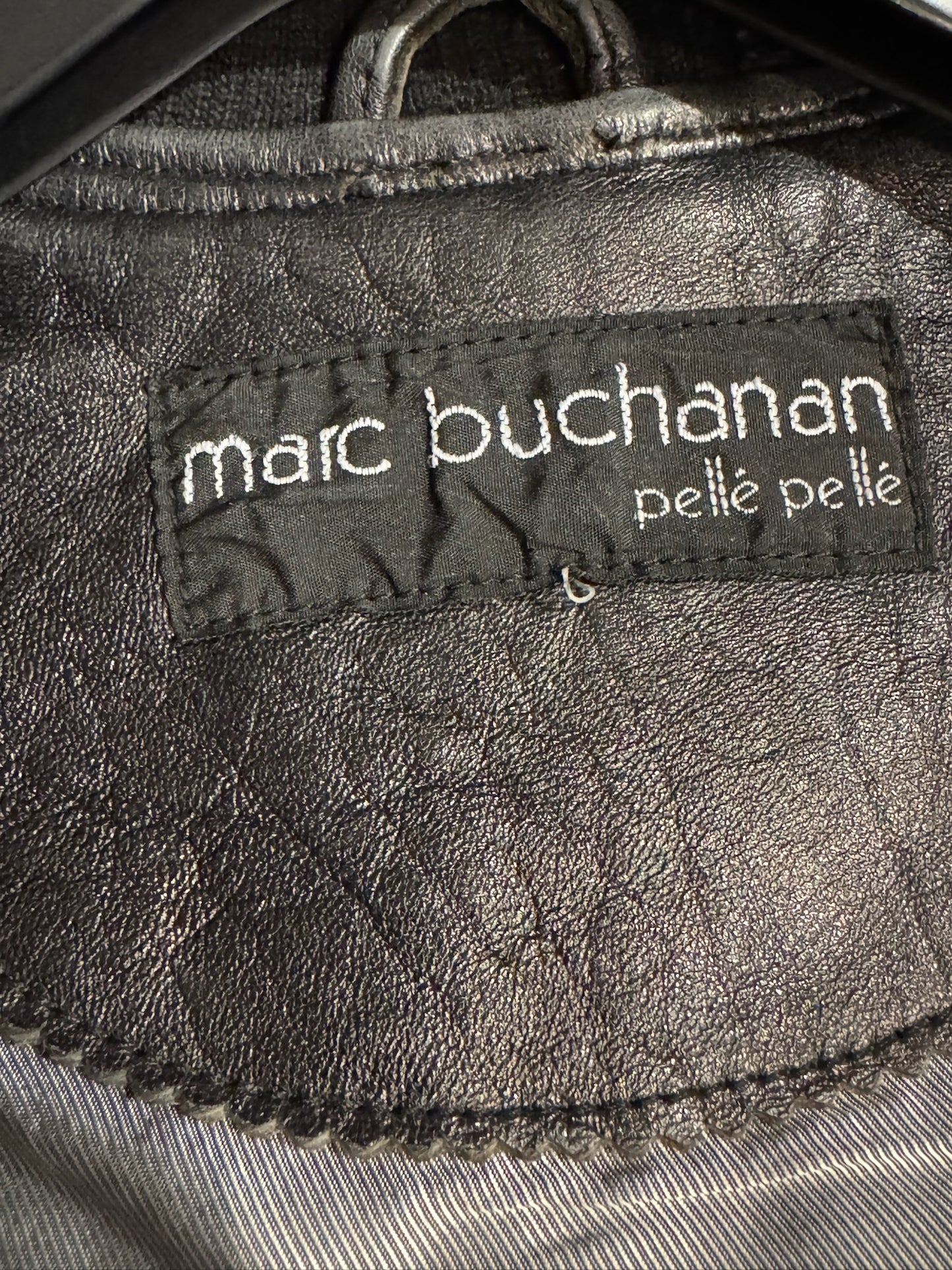 VINTAGE 80s PELLE PELLE "MARC BUCHANAN" LEATHER JACKET SZ: XL