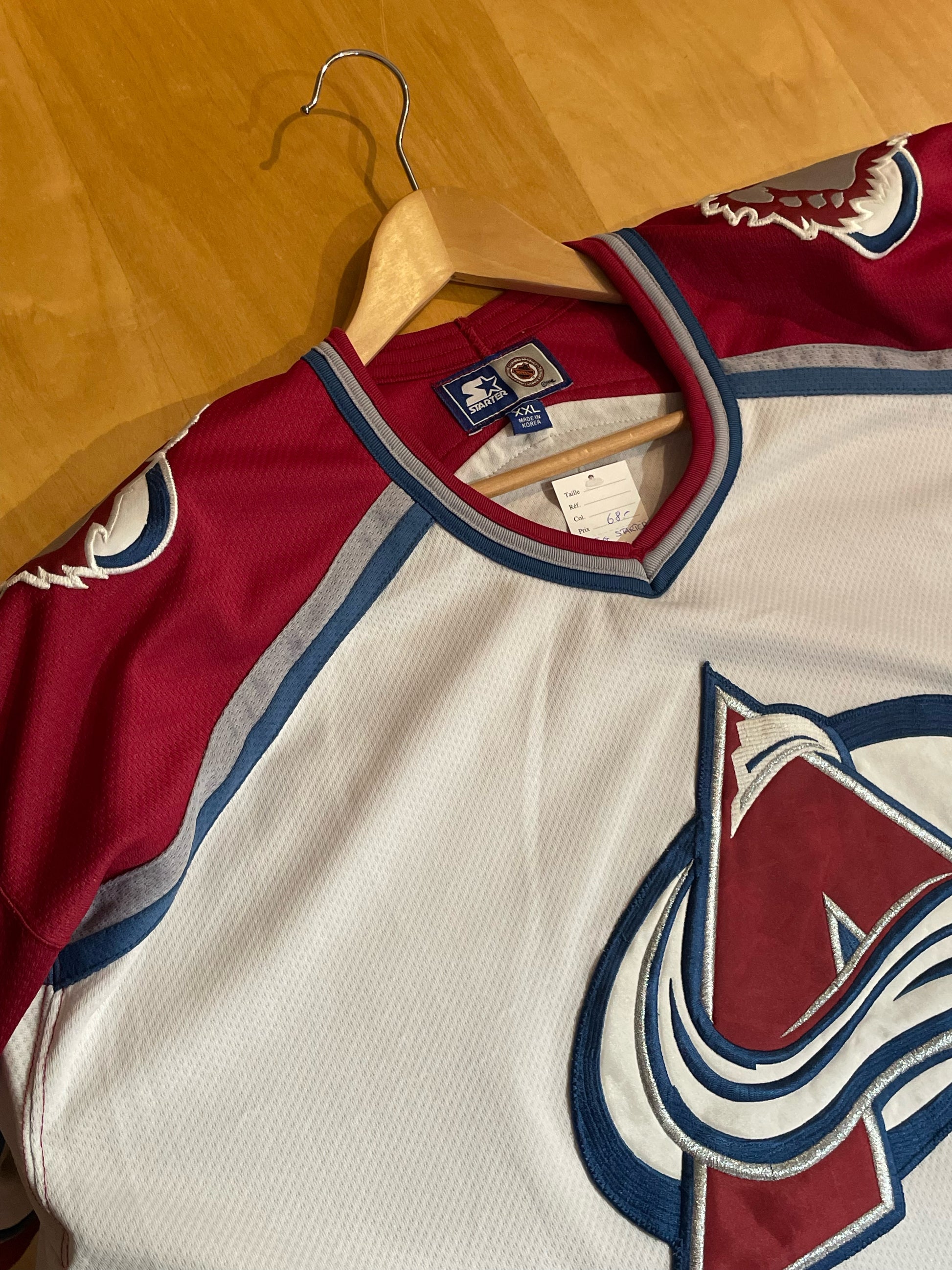 Vintage Starter NHL Colorado Avalanche Hockey Jersey Size. XL 