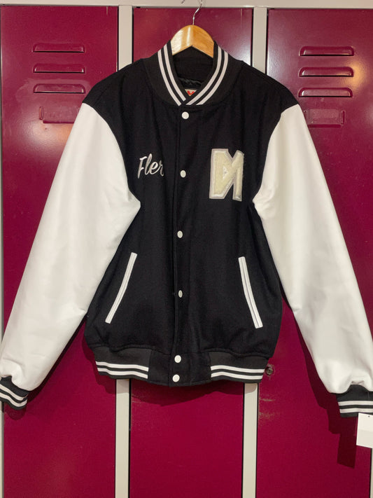 THE FIRST REAL BRAND BRAND NEW VARSITY JACKET SZ: L