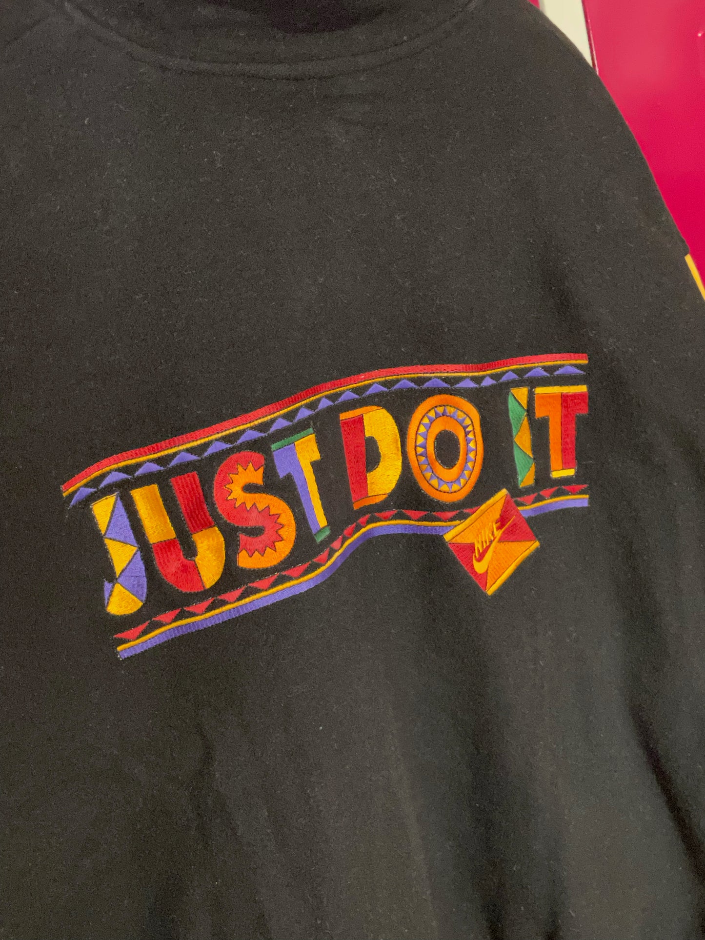 VINTAGE 90s NIKE URBAN JUNGLE SPIKE LEE "JUST DO IT" VARSITY JACKET SZ: L