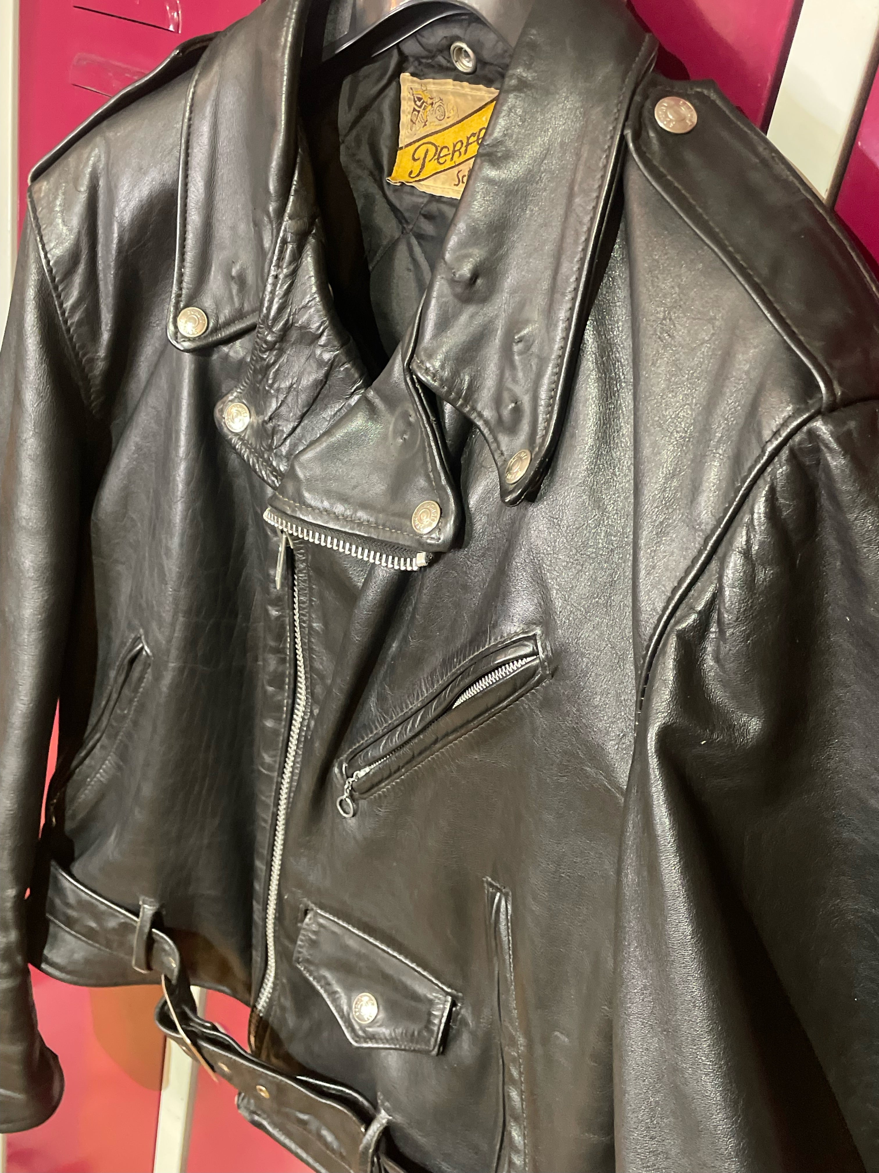 VINTAGE 80s/90s SCHOTT PERFECTO 618 LEATHER JACKET SZ: 42 = M/L