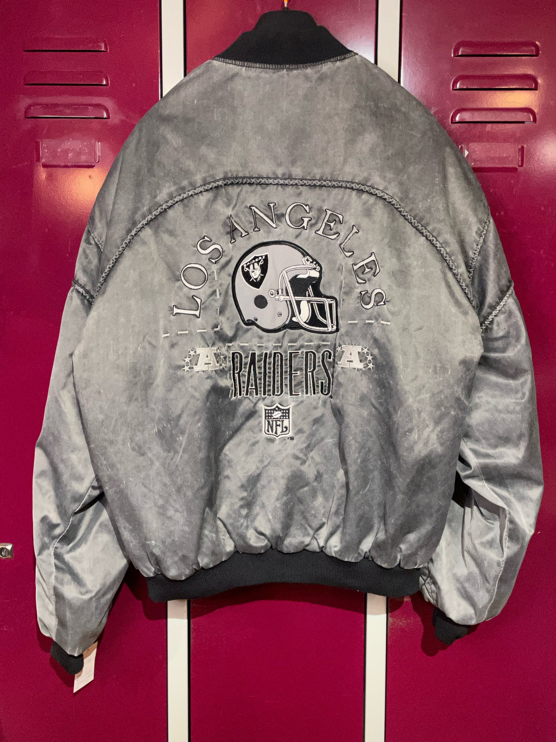 Vintage 1990's Oakland Raiders Starter Jacket Sz. L