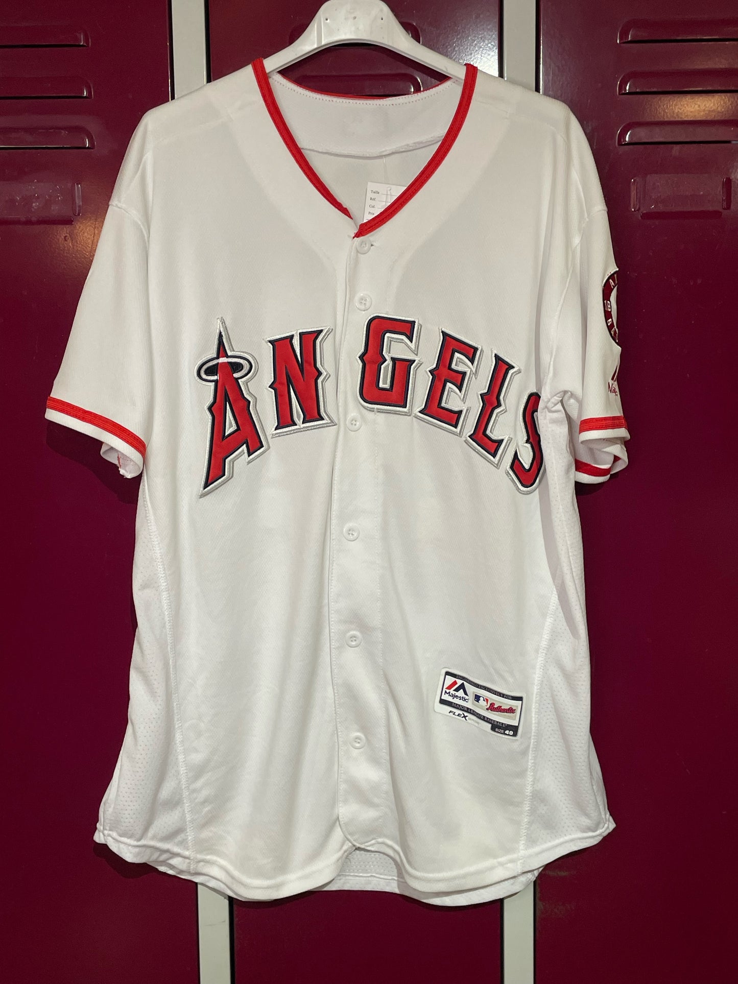 MAJESTIC LOS ANGELES ANGELS "JACKSON" MLB BASEBALL JERSEY  SZ: 40=M