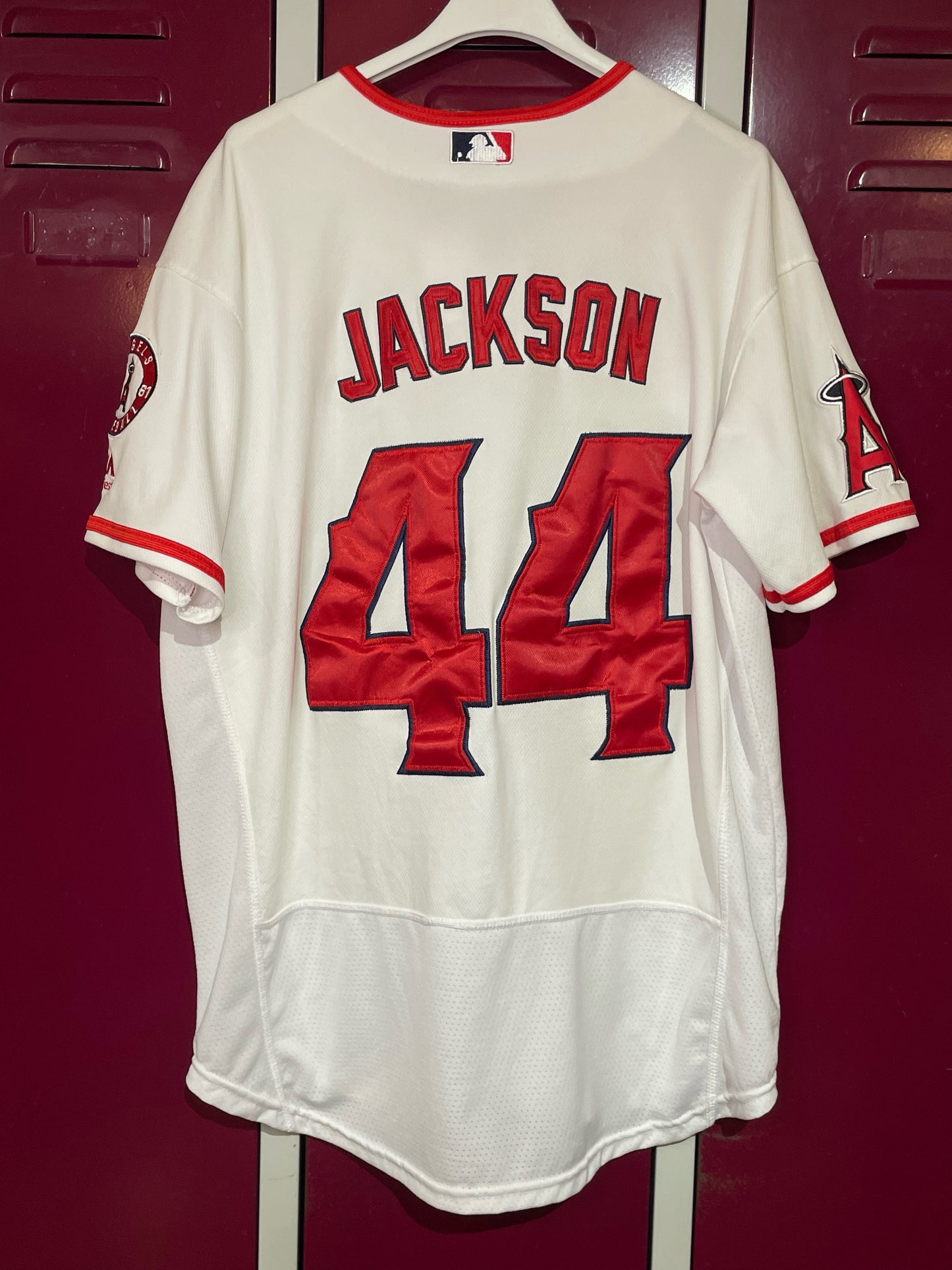 MAJESTIC LOS ANGELES ANGELS "JACKSON" MLB BASEBALL JERSEY  SZ: 40=M