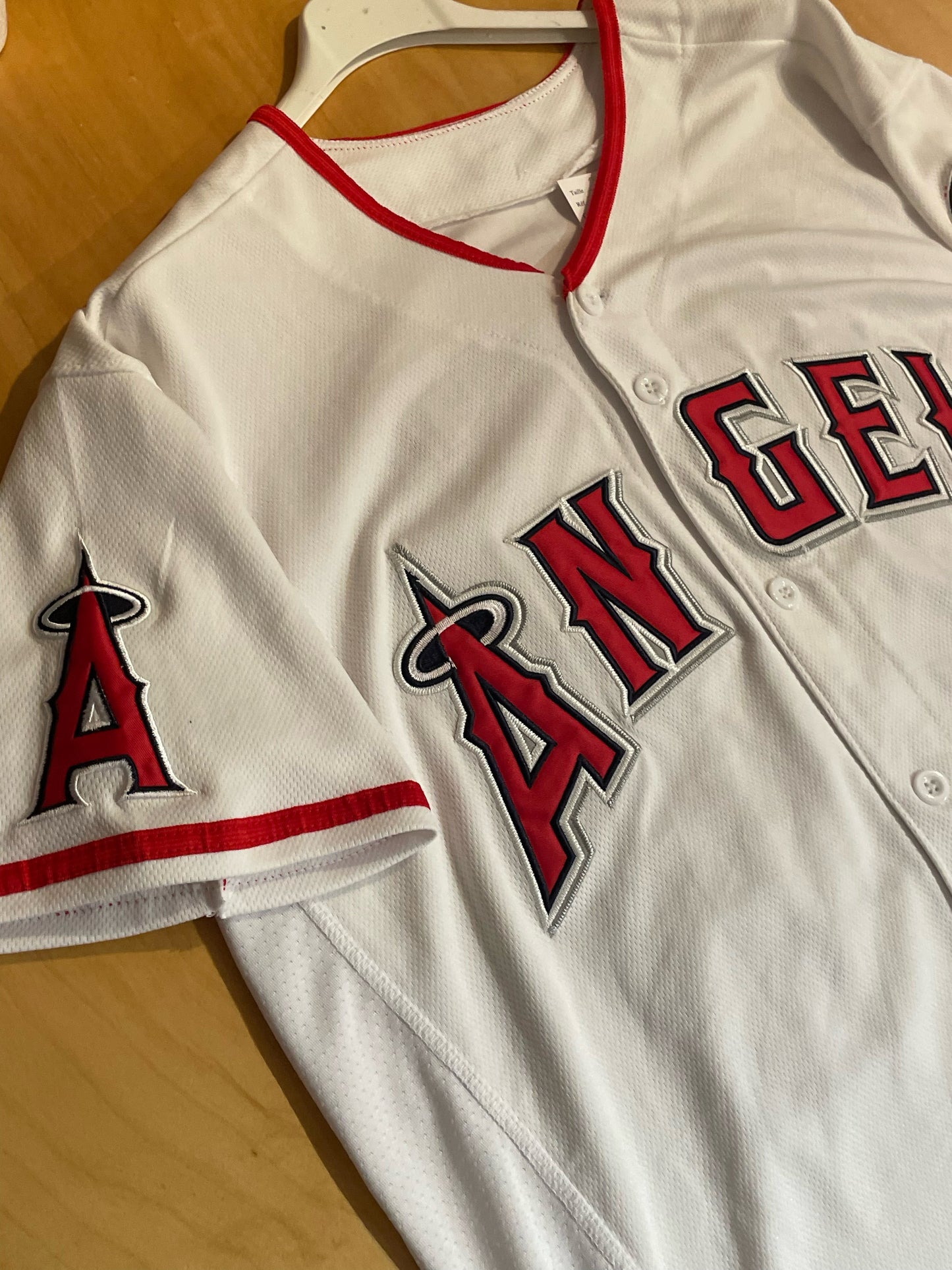 MAJESTIC LOS ANGELES ANGELS "JACKSON" MLB BASEBALL JERSEY  SZ: 40=M