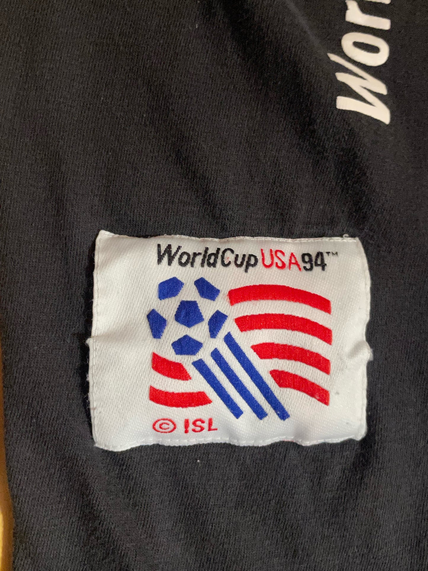 VINTAGE WORLD CUP USA 1994 SUISSE TEAM SOCCER T-SHIRT  SZ: L