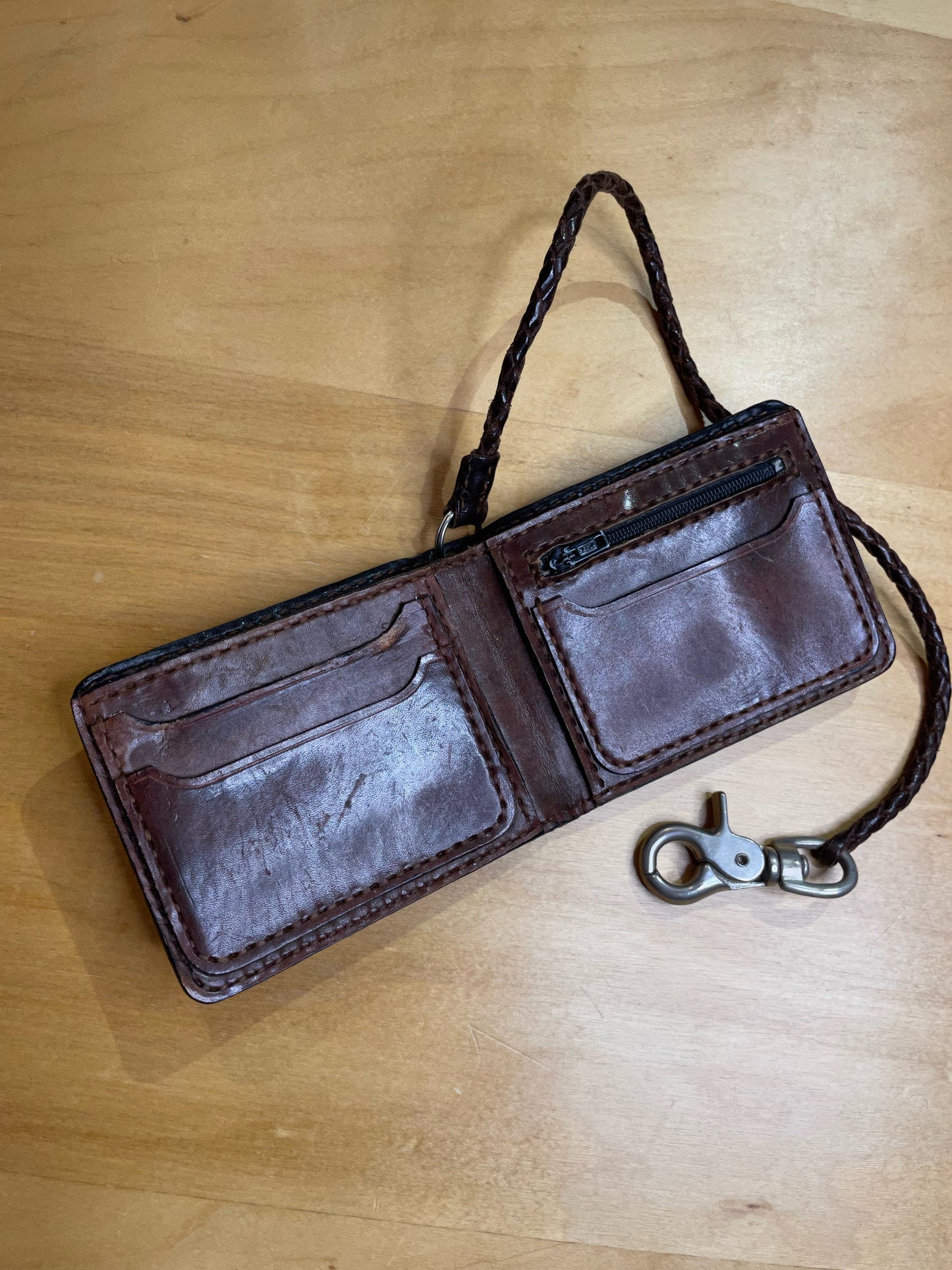 LEATHER BIKER WALLET