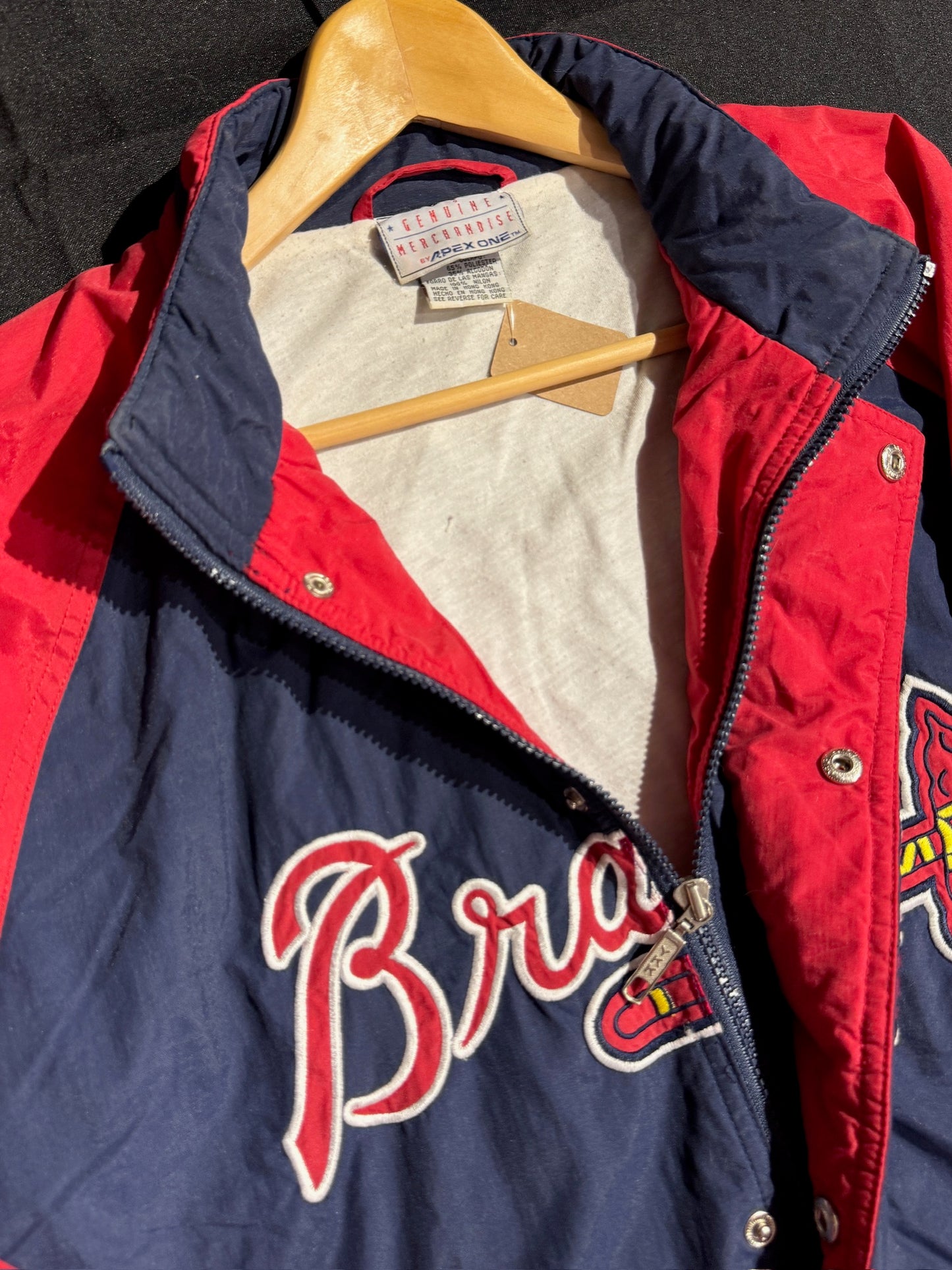 VINTAGE APEX ONE ATLANTA BRAVES JACKET  SZ: M