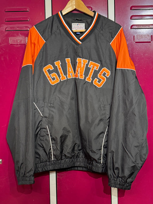 VINTAGE G-III SPORTS SAN FRANCISCO GIANTS PULLOVER WINDBREAKER JACKET  SZ: M