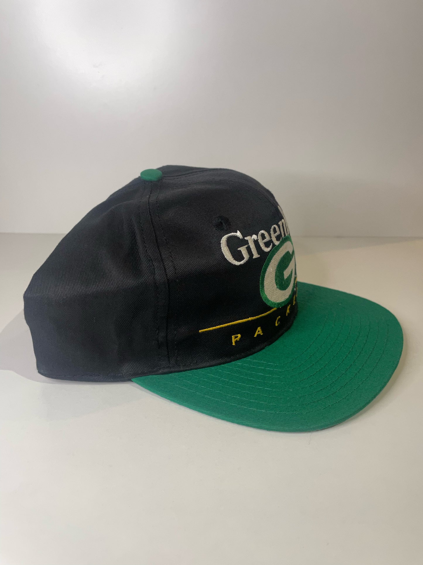 "DS" VINTAGE 90s GREEN BAY PACKERS EASTPORT SNAPBACK CAP HAT