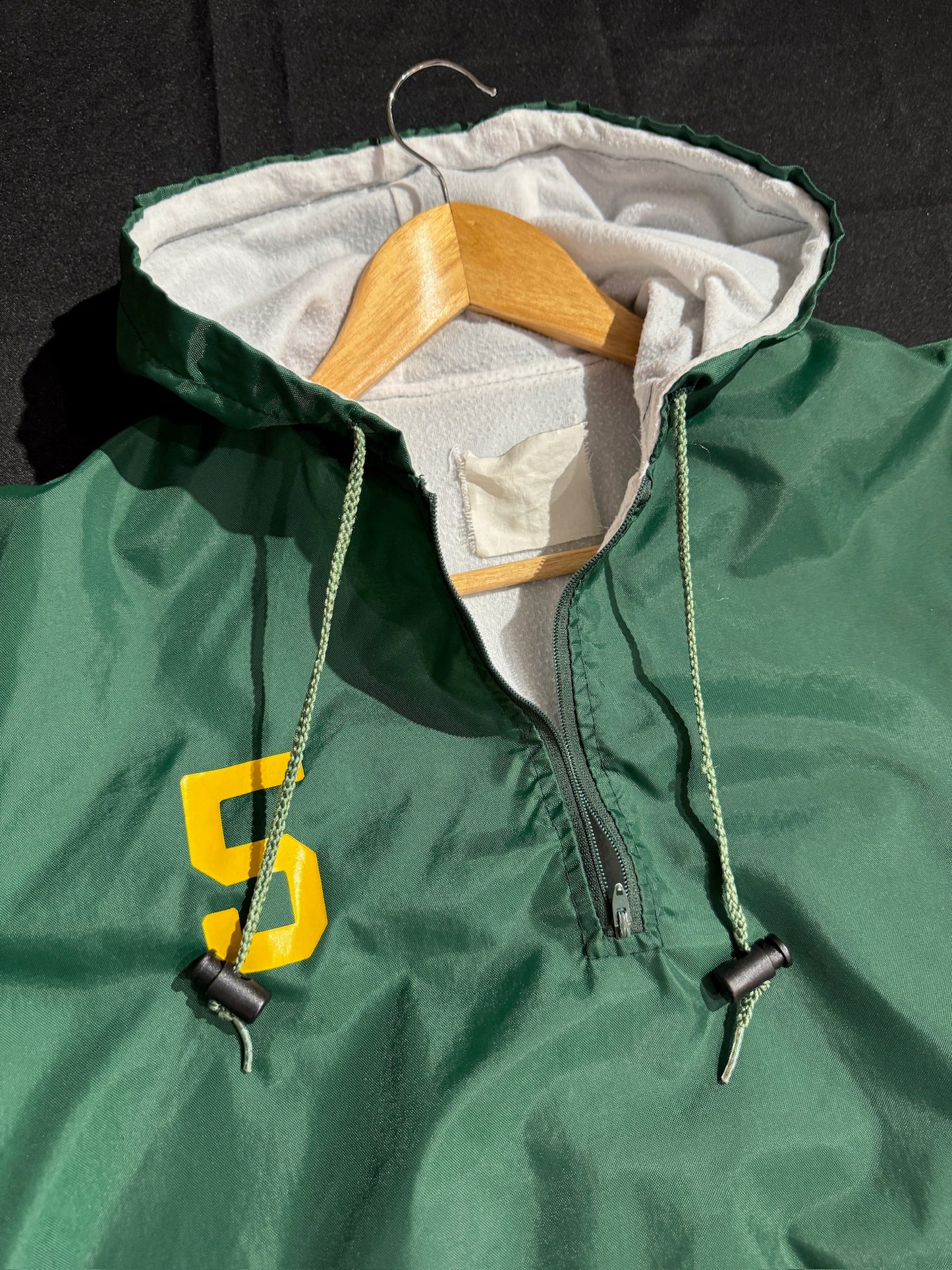 VINTAGE DELONG NORTH ROSE-WOLCOTT COUGARS WINDBREAKER JACKET  SZ: M
