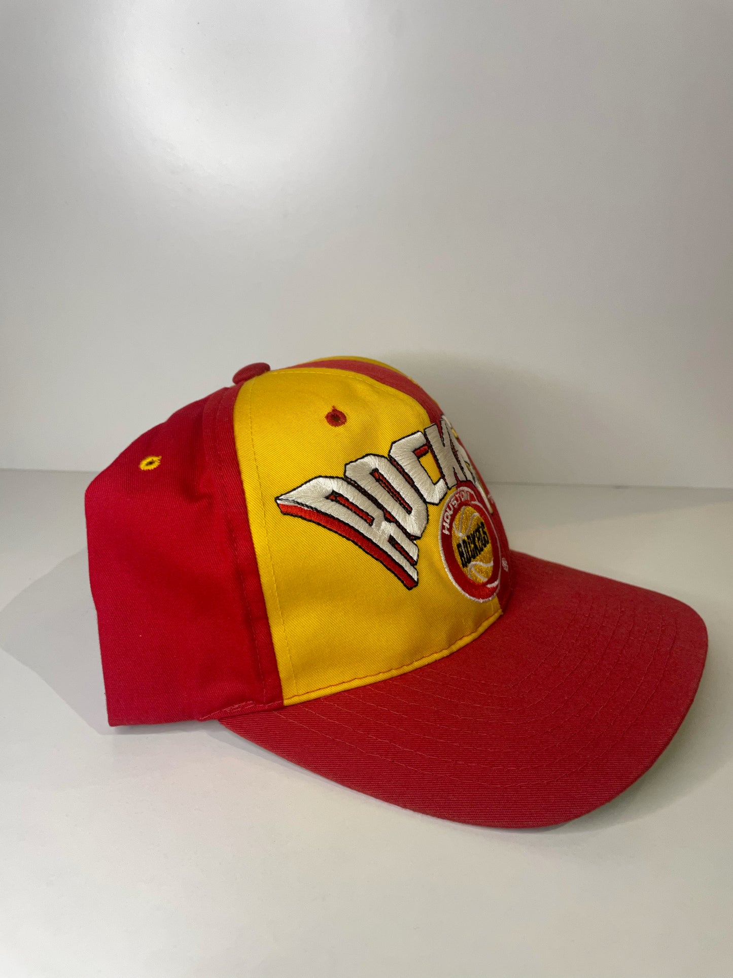 VINTAGE 90s HOUSTON ROCKETS AJD SNAPBACK CAP HAT