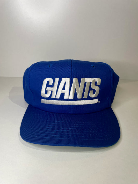 VINTAGE 90s NEW YORK GIANTS EASTPORT SNAPBACK CAP HAT