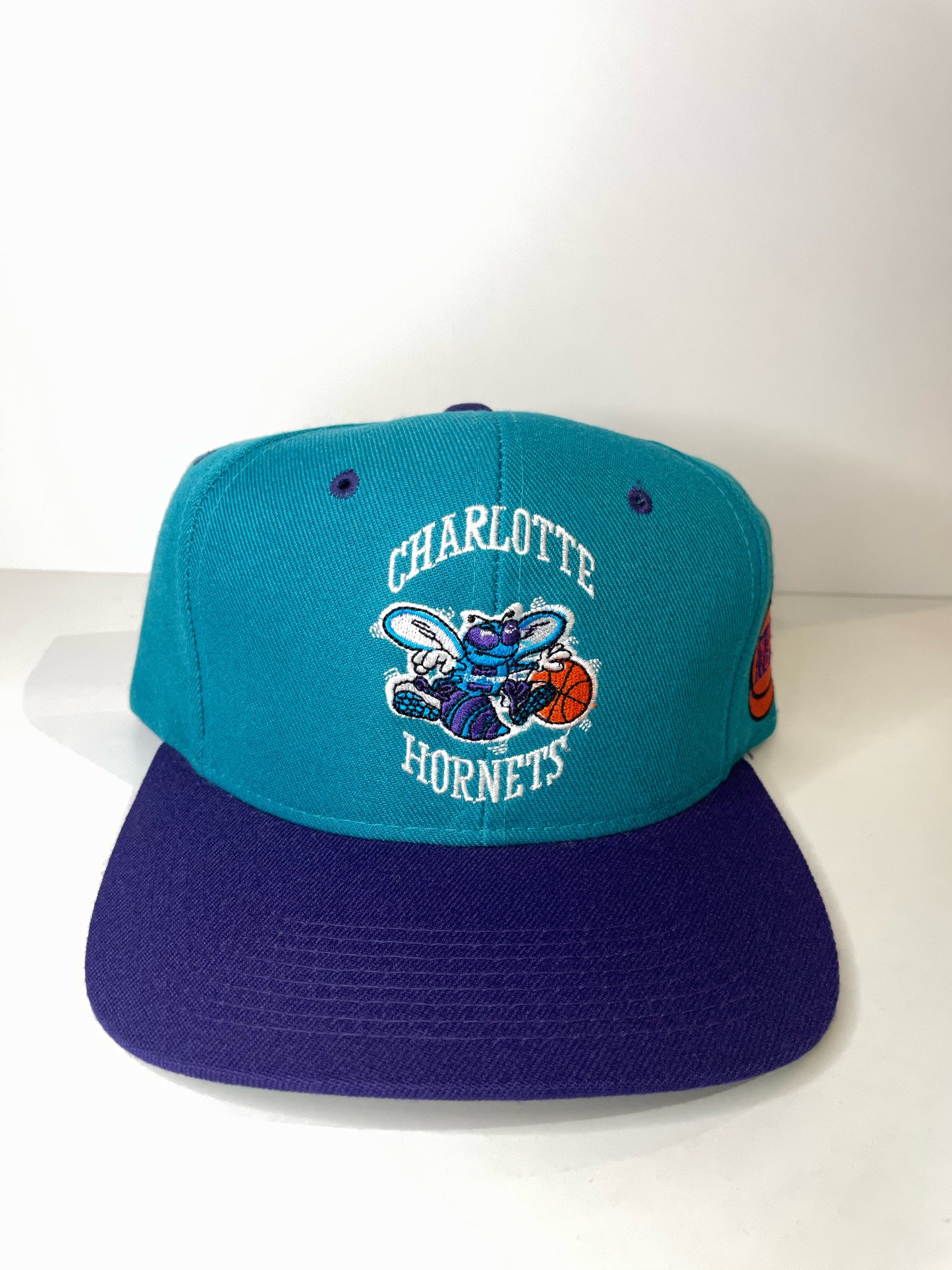 VINTAGE 90s CHARLOTTE HORNETS THE G CAP SNAPBACK CAP HAT